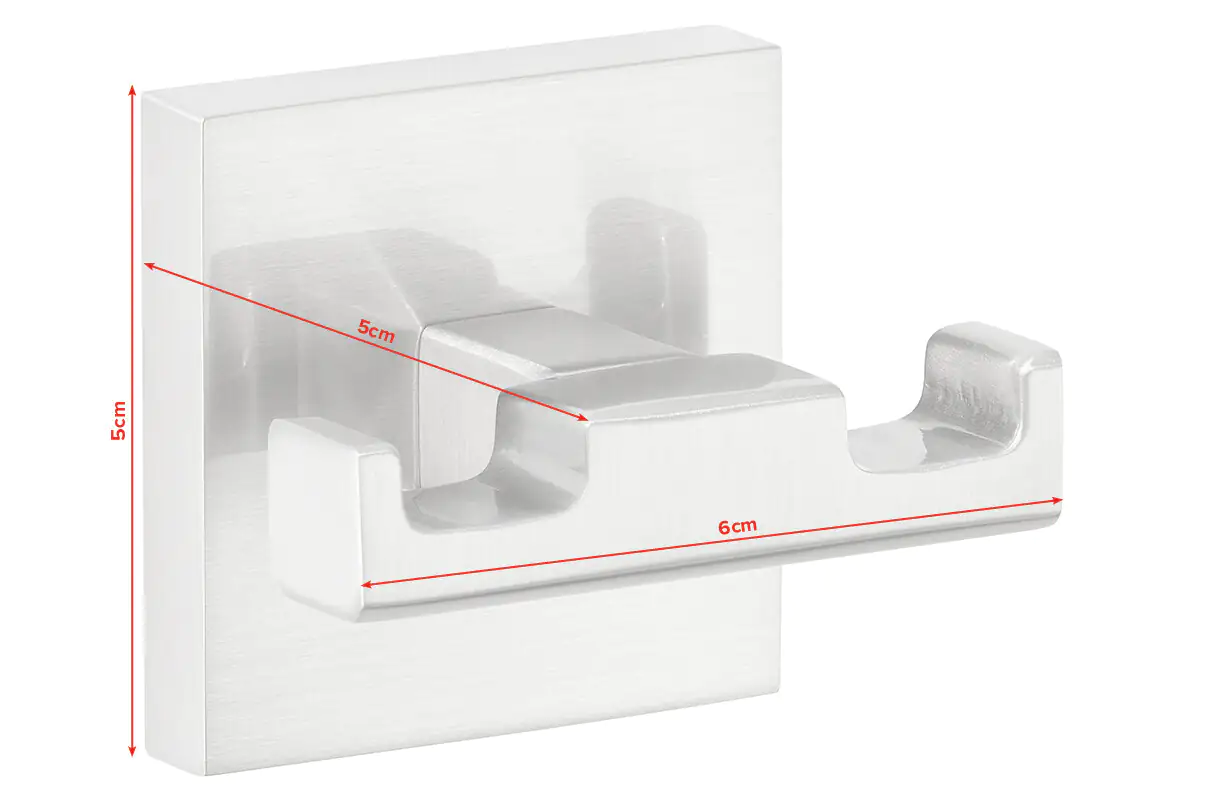 tesa Exxclusiv Handtuchhaken edelstahl 2 Haken tesa Exxclusiv Handtuchhaken edelstahl 2 Haken