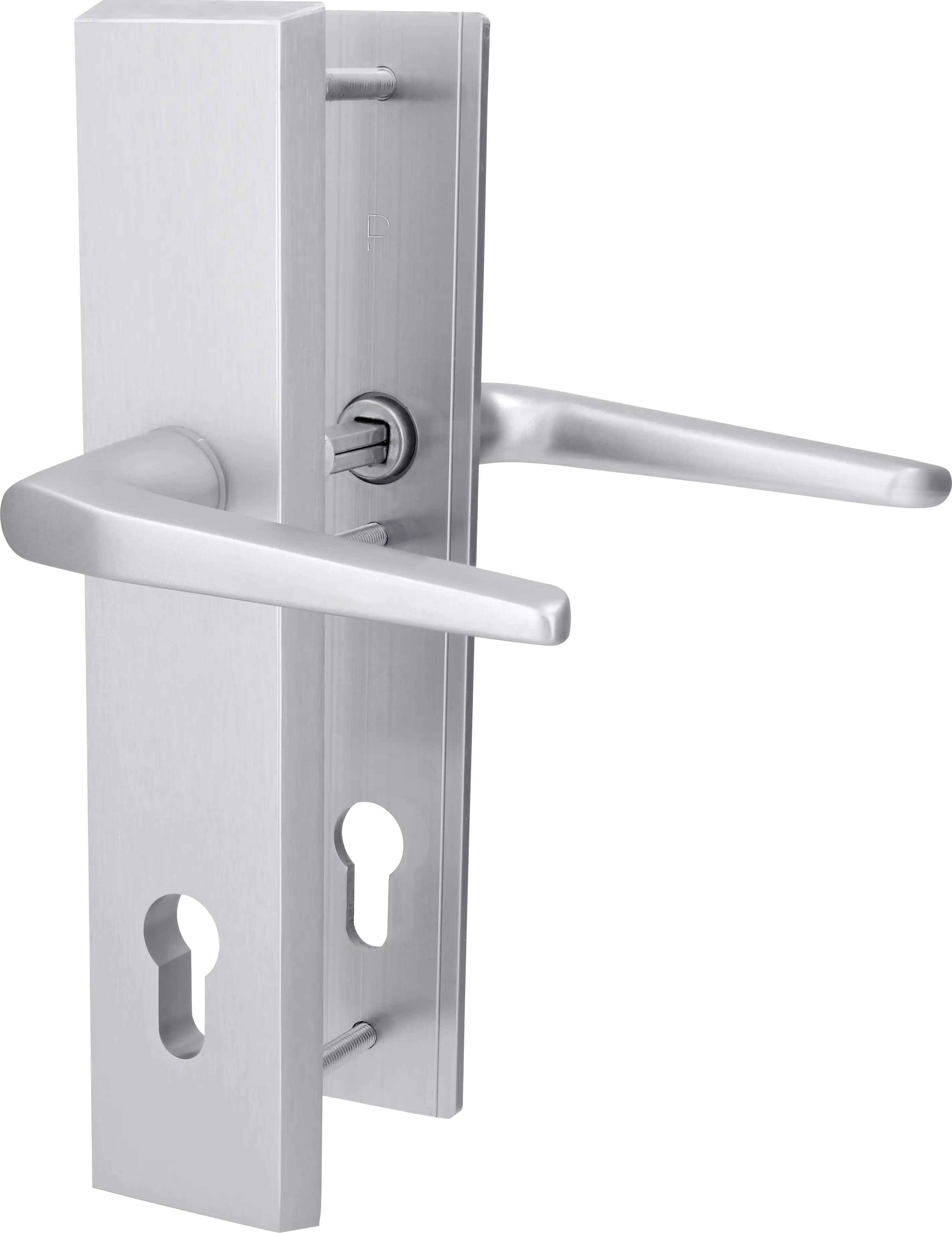 Alpertec Schutzbeschlag Tira Drücker/Drücker Aluminium silber 72 mm Alpertec Schutzbeschlag Tira Drücker/Drücker Aluminium silber 72 mm