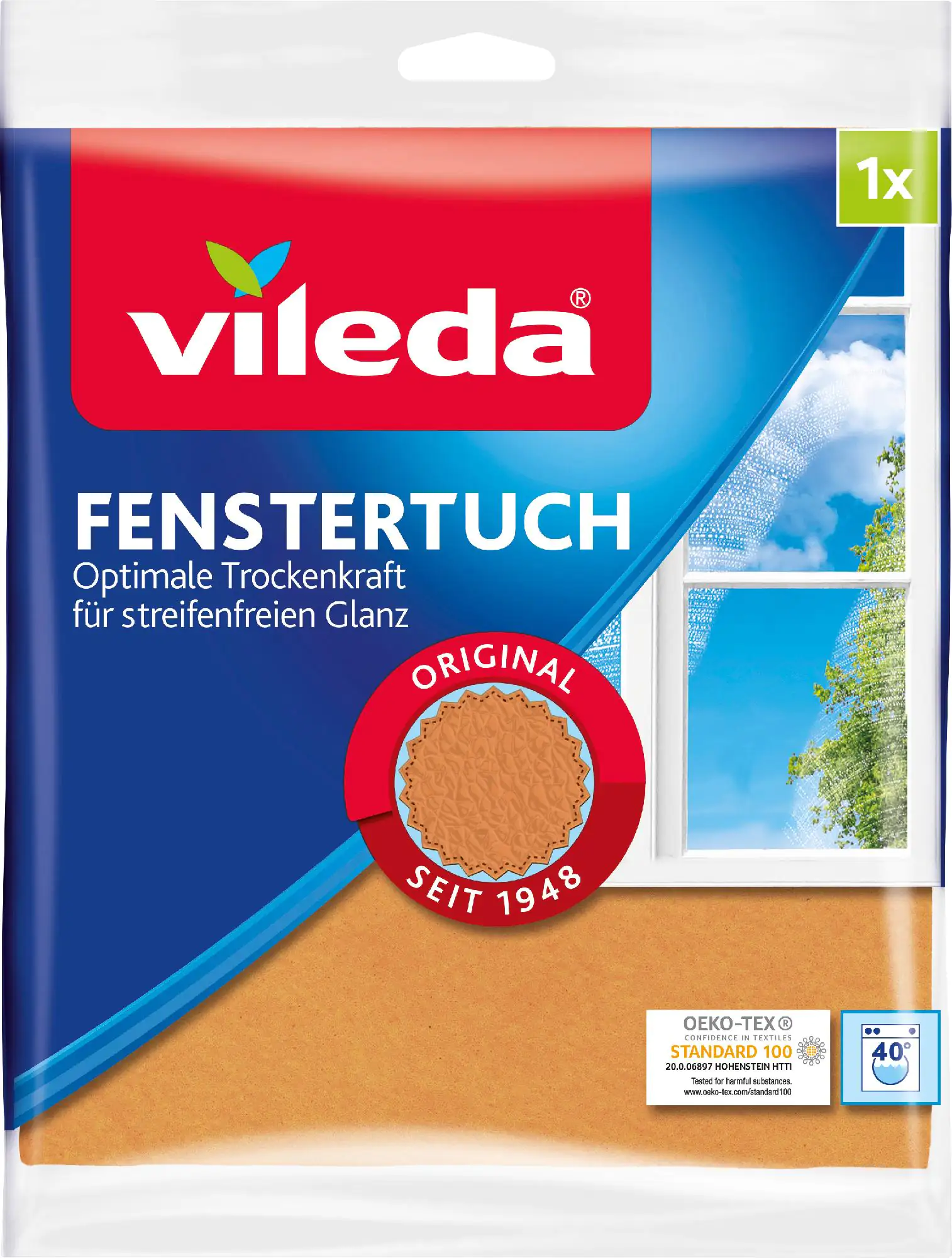 Vileda Fenstertuch 39 x 36 cm Vileda Fenstertuch 39 x 36 cm