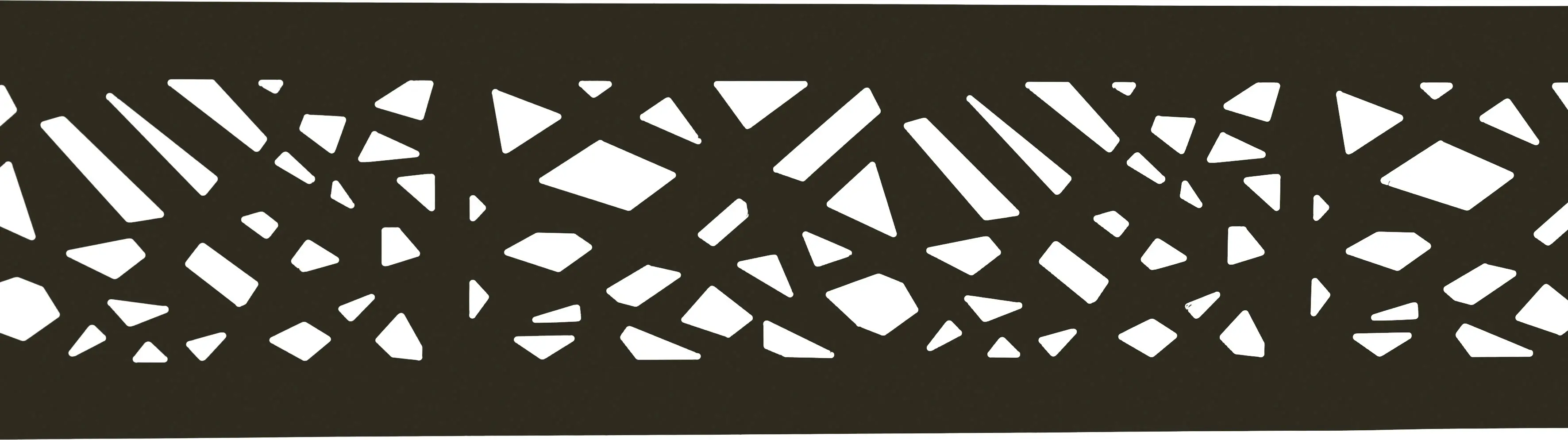 Floraworld Sichtschutzstreifen Dekor Diamant 201,5 x 19 cm anthrazit - 5 Stk.