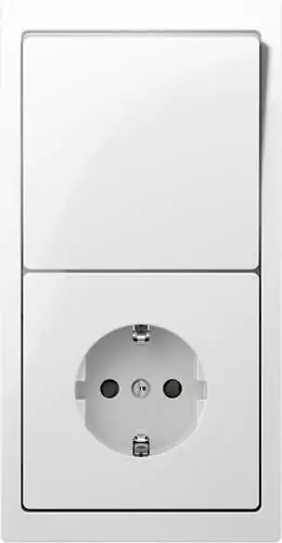 Merten Schutzkontakt-Steckdose System Design, Lotosweiß, MEG2301-6035 Merten Schutzkontakt-Steckdose System Design, Lotosweiß, MEG2301-6035