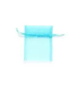 Glorex Organzasäckchen hellblau, 8 x 10 cm, 6 Stück