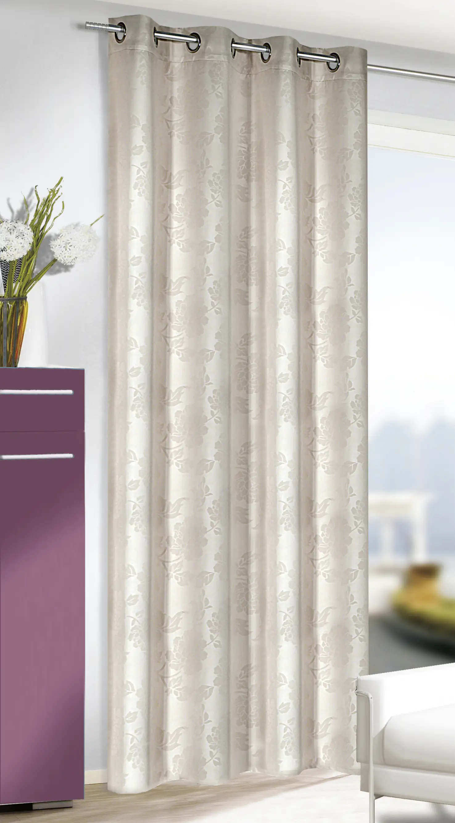 Neusser Collection Ösenschal Marita creme, 245 x 135 cm