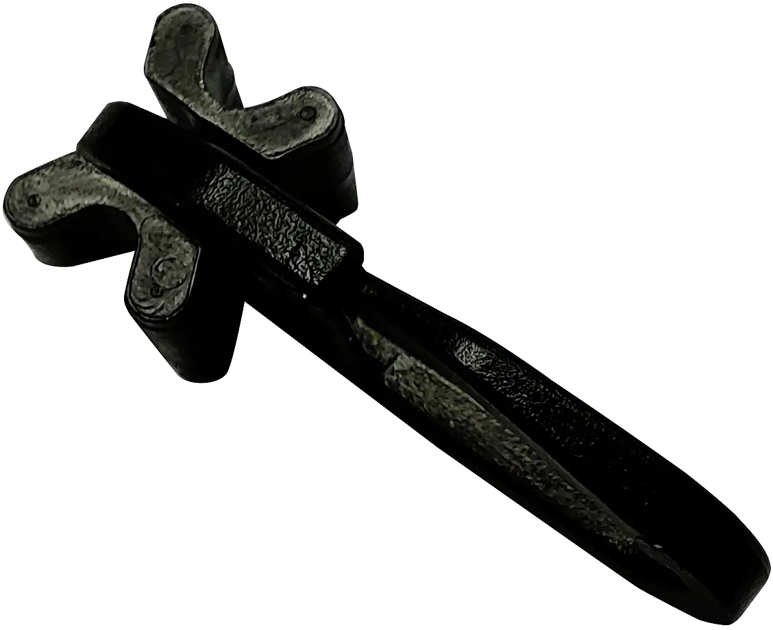 Gardinia X-Gelenkgleiter für Vorhänge und Gardinen schwarz 25-er Pack