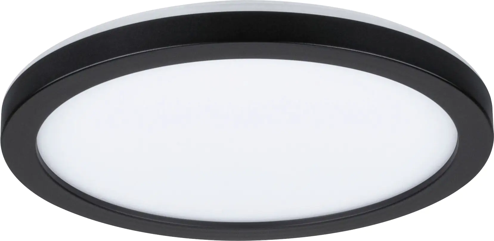 Paulmann LED Panel Atria Shine schwarz Ø 19 cm neutralweiß