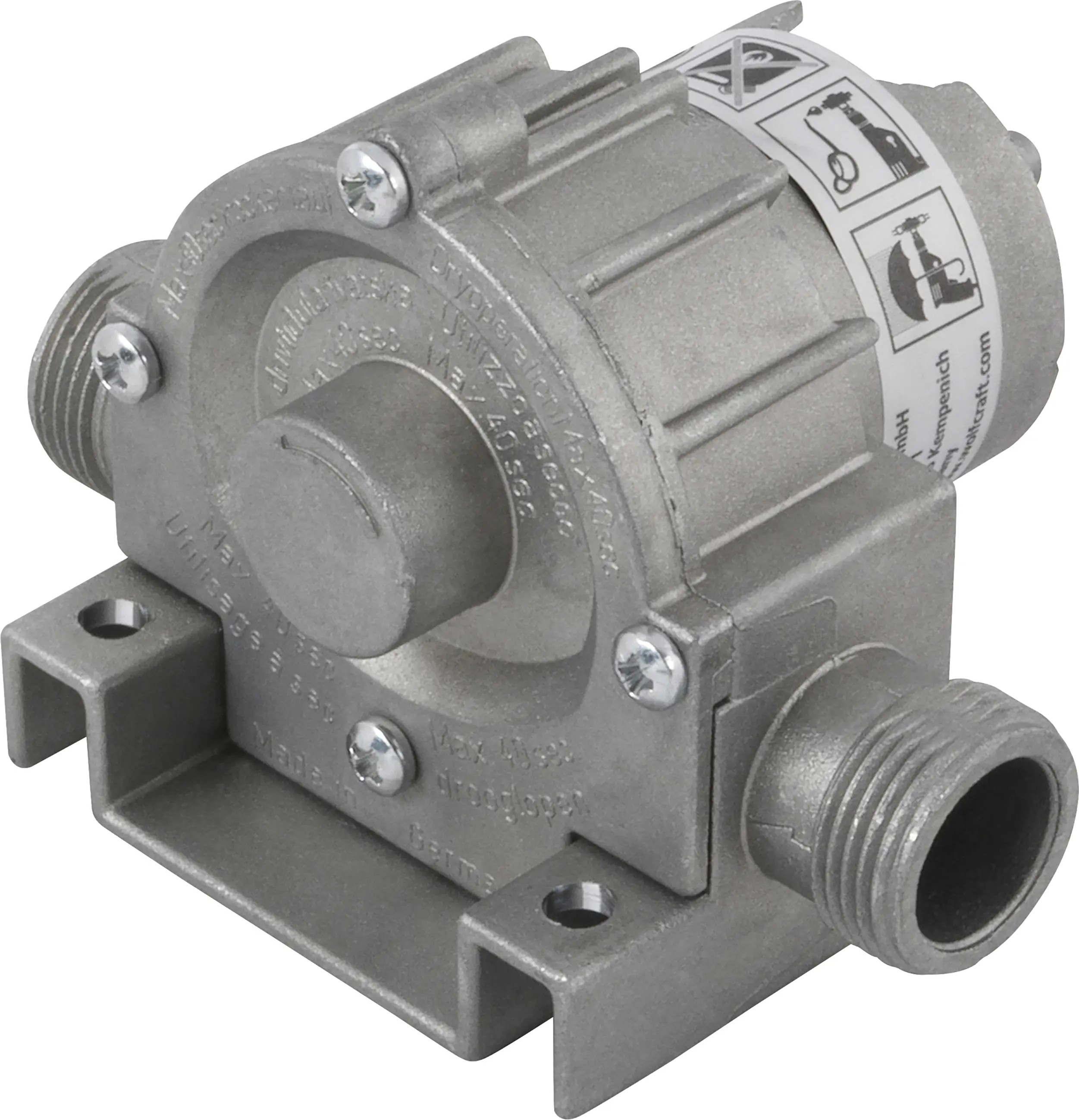 Wolfcraft Bohrmaschinen-Pumpe 3000 l/h Metallgehäuse