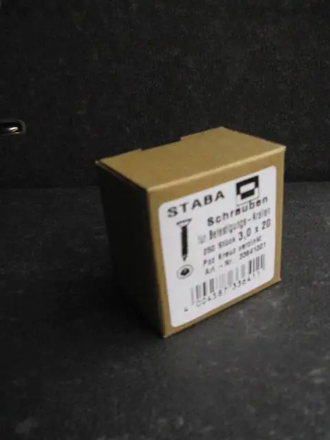 Staba Schrauben 3,0 x 20 mm