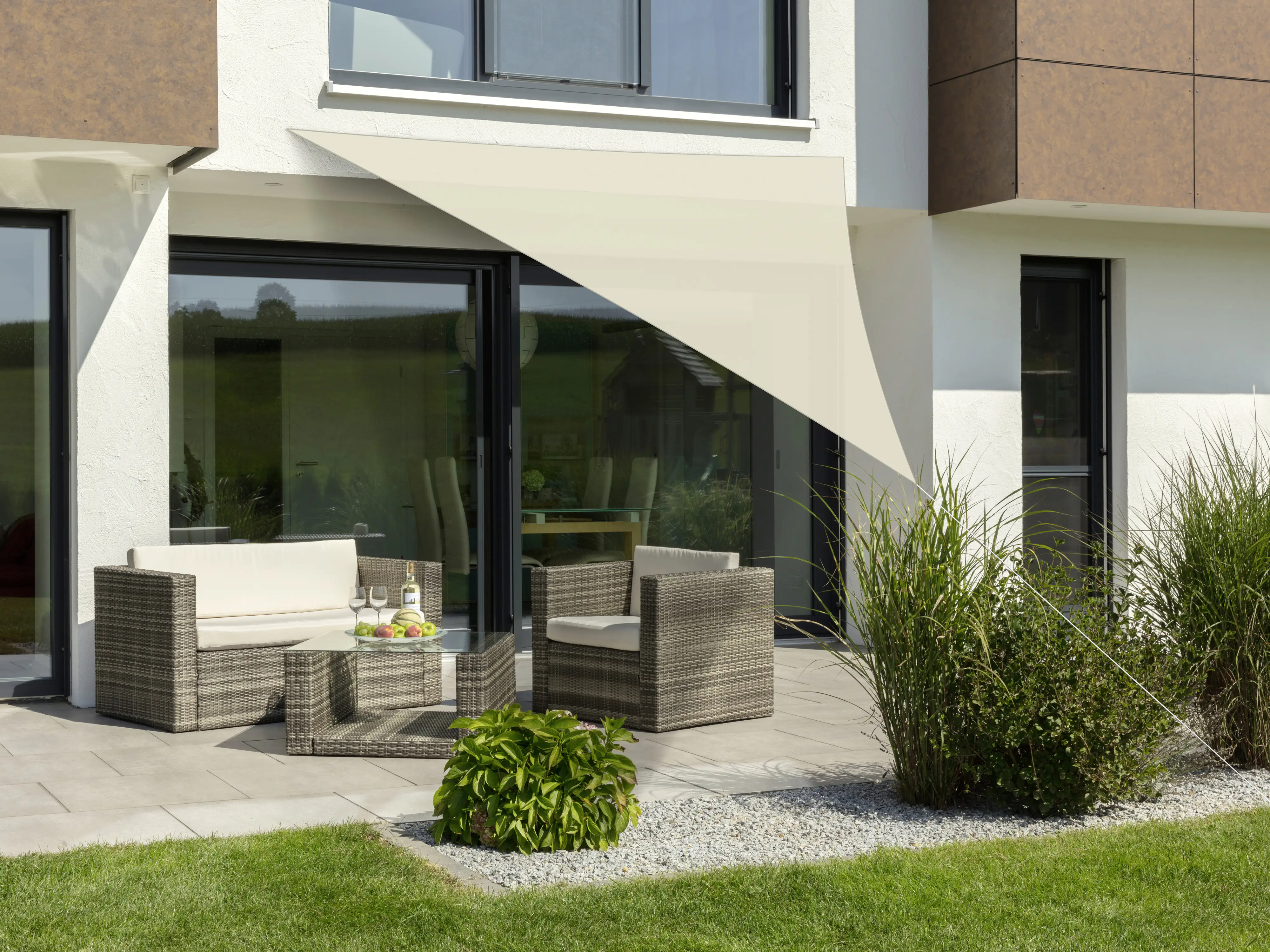 Schneider Sonnensegel Teneriffa natur 360 x 360 x 360 cm