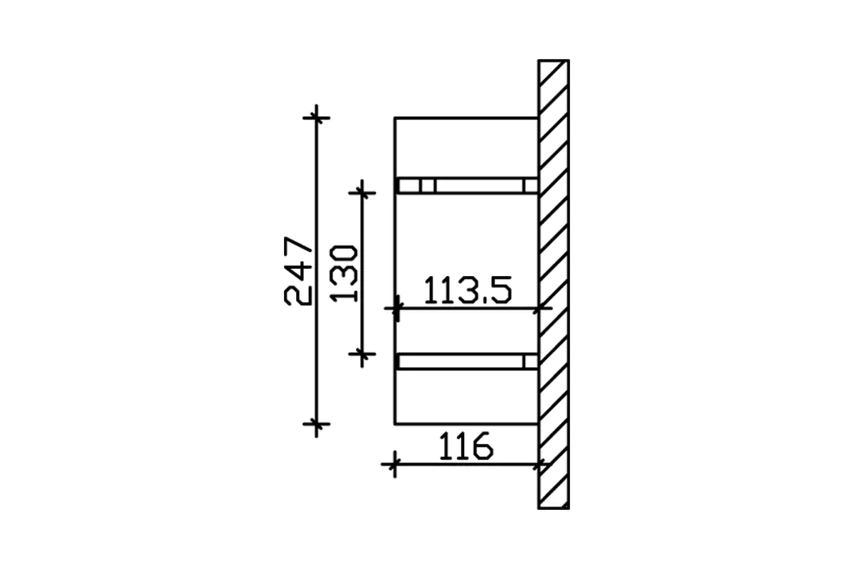 SKAN HOLZ Vordach Siegen Typ 3 247 x 116 cm, lasiert in Schiefergrau