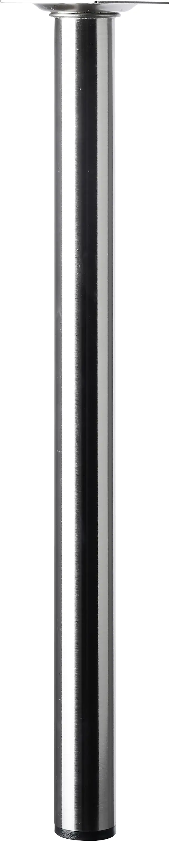 Hettich Tischbein 3,0 x 40 cm Edelstahl-Optik - 1 Stück