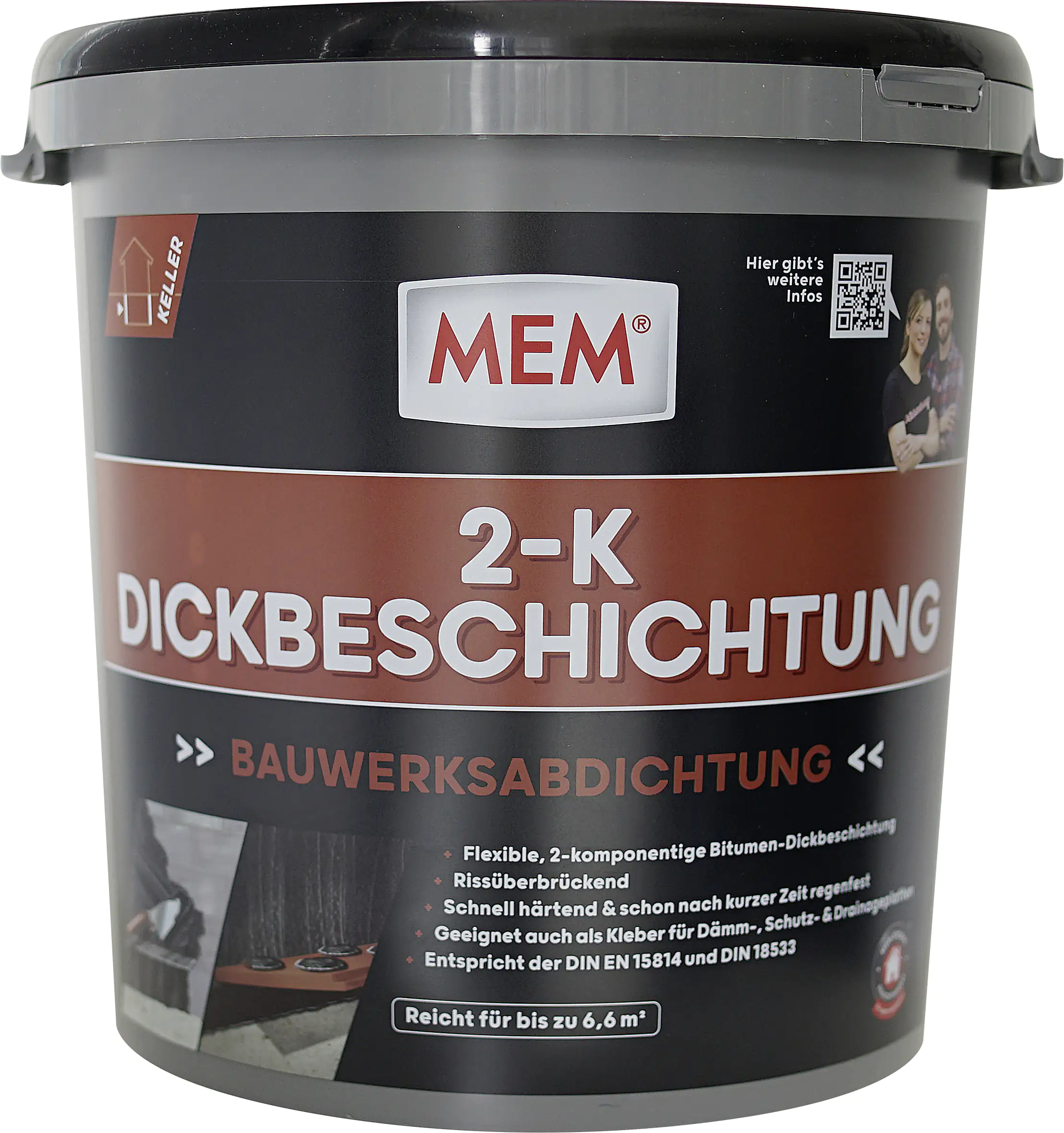 MEM Bitumen Dickbeschichtung 2-K 30 kg