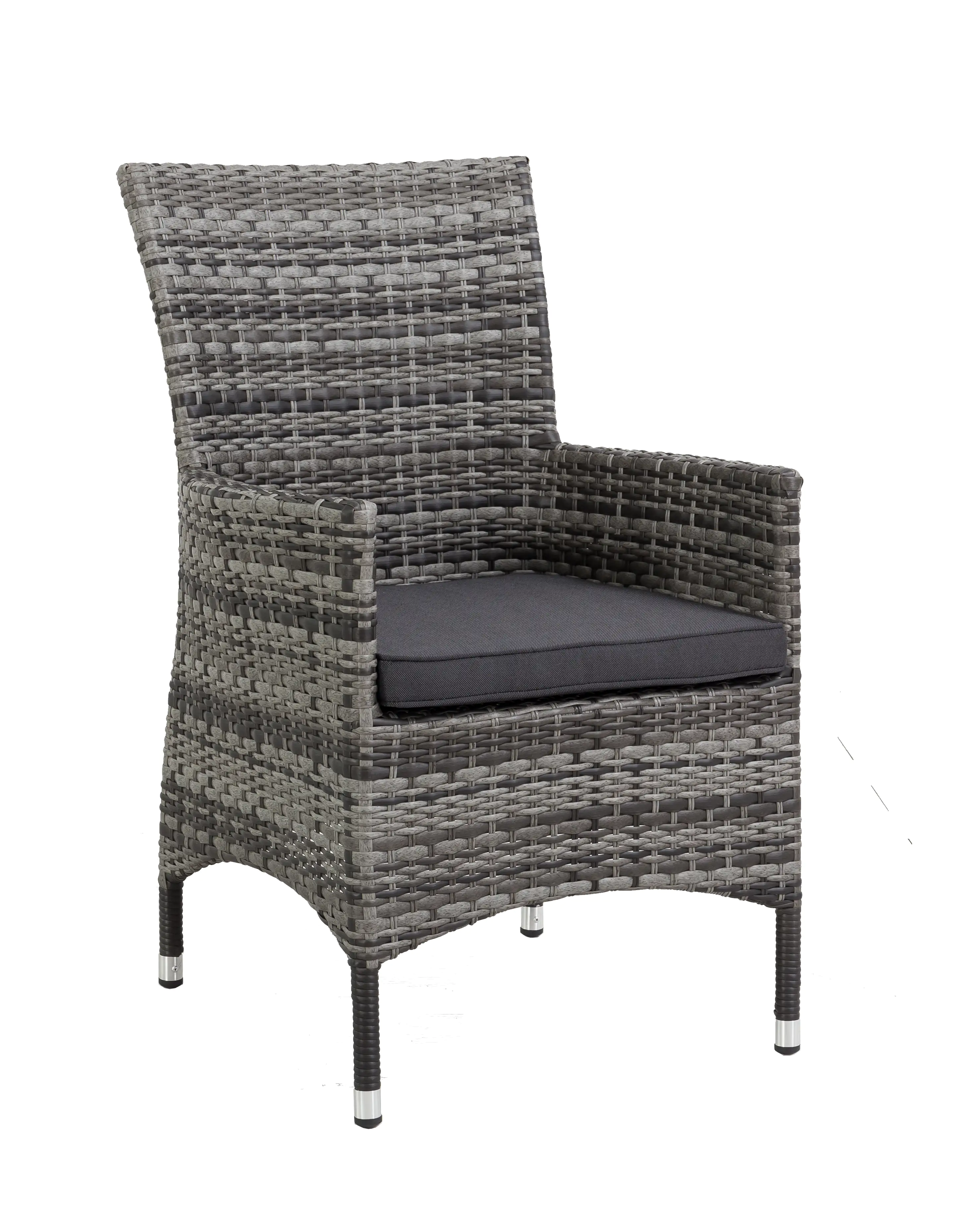 4333692029322 Primaster Diningsessel Nardo XL aus Kunststoffgeflecht, black pearl