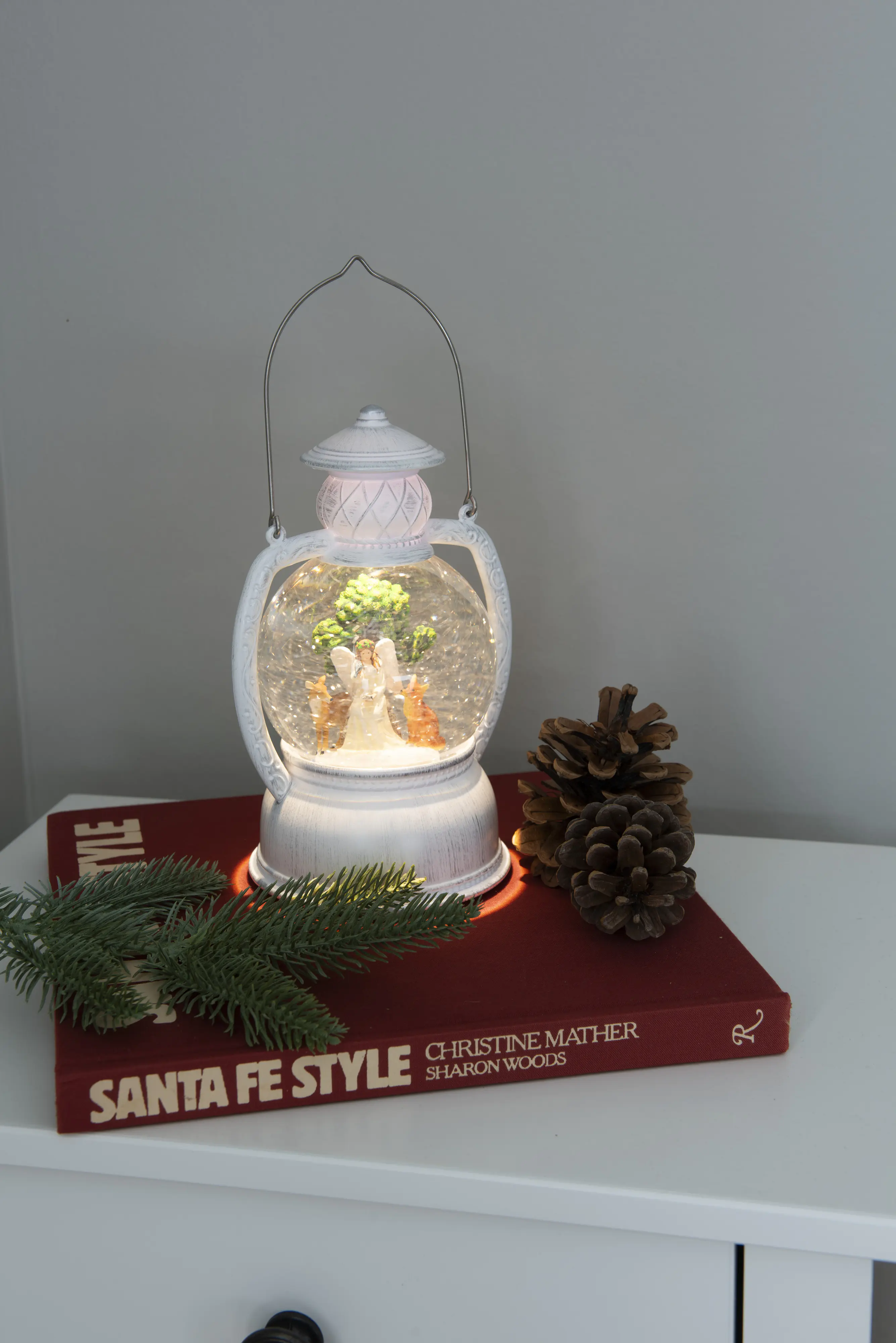 Konstsmide LED Kugellaterne Engel und Rentier 1 warmweiße Diode Konstsmide LED Kugellaterne Engel und Rentier 1 warmweiße Diode