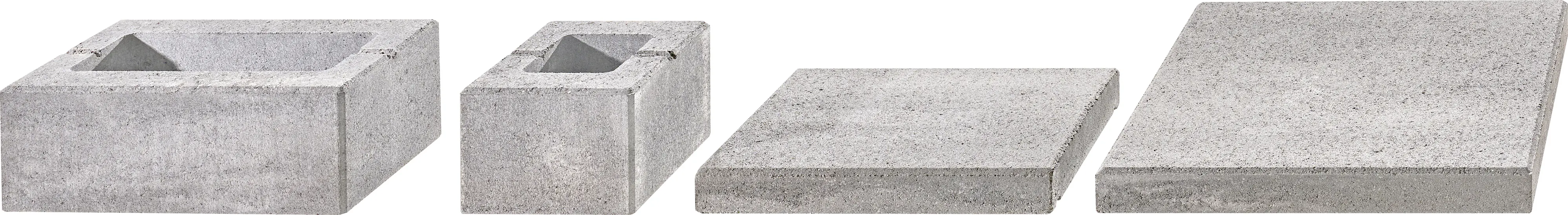 Kann Mauerstein Lindeza 40 x 20 x 15 cm grau-alpin