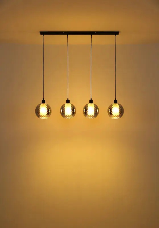 Globo Hängeleuchte Ulf 110 x 120 cm schwarz matt