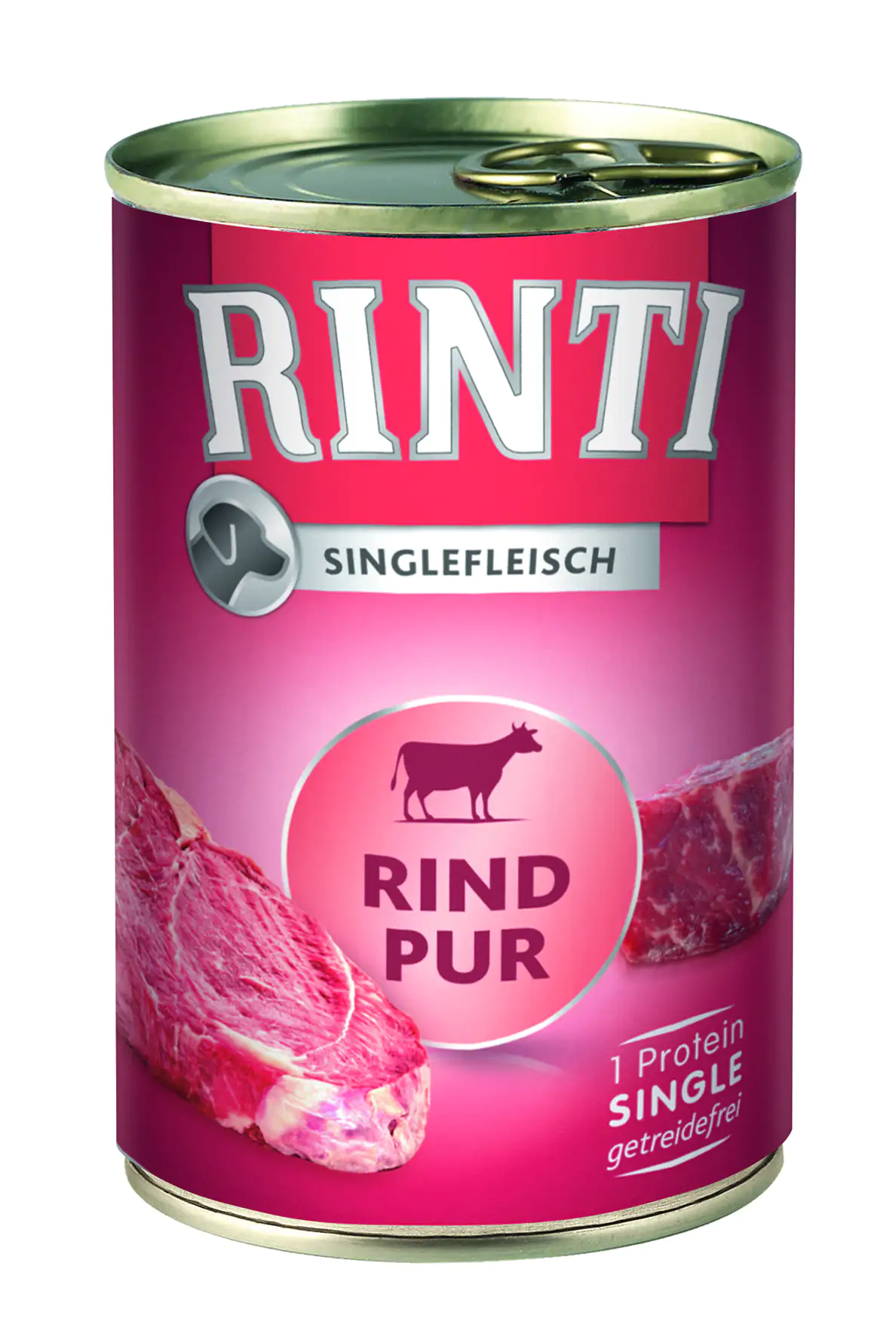Rinti Singlefleisch Hundenassfutter Adult 400 g Rind Rinti Singlefleisch Hundenassfutter Adult 400 g Rind