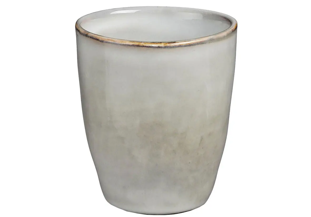 Mica Becher Tabo grau, Ø 7,5 cm x 8,5 cm