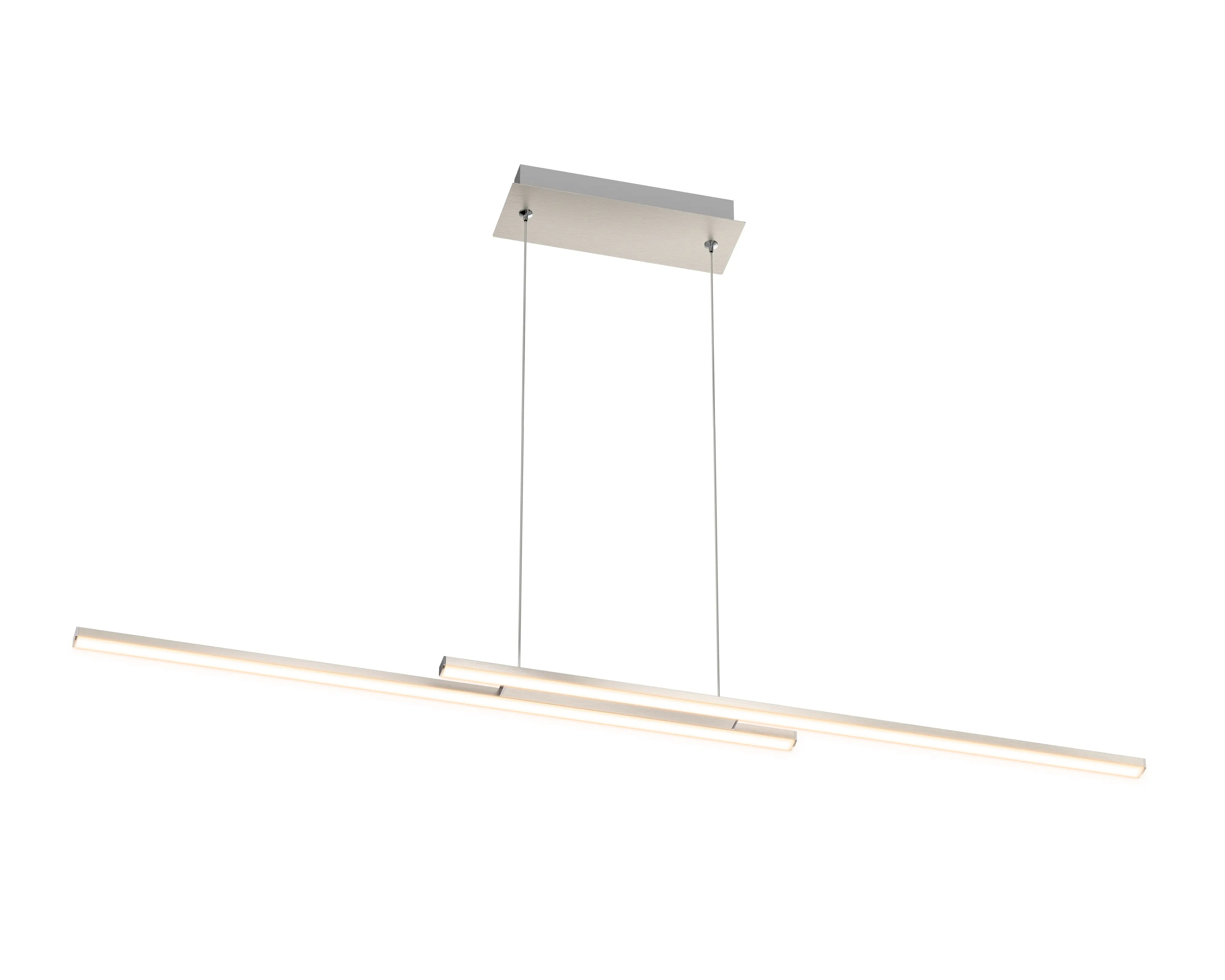 LED Pendelleuchte Nora silber 105 cm warmweiß