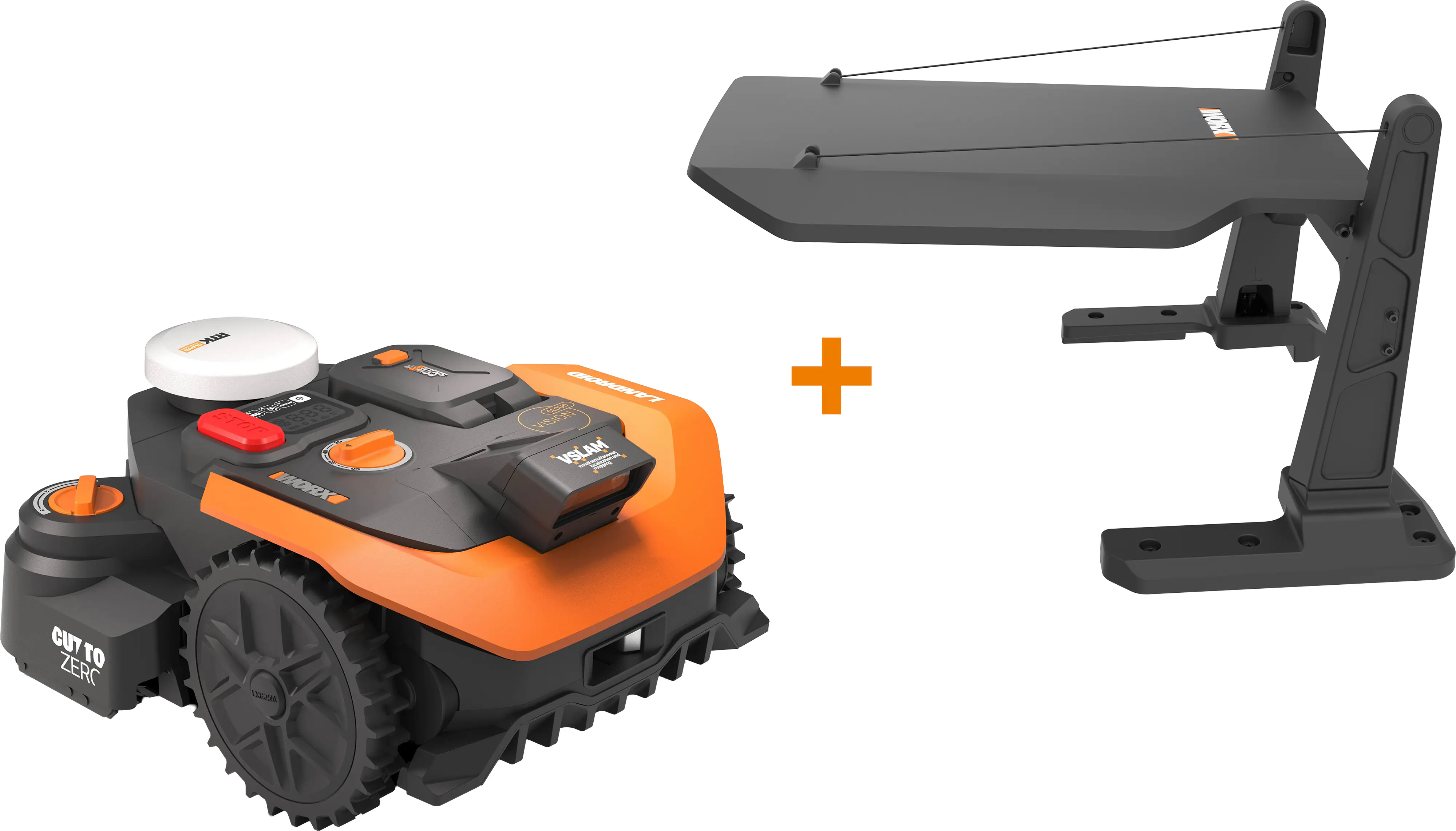 Worx Mähroboter M800 Landroid Vision Cloud - 18 cm Schnittbreite 800 m² inkl. Garage