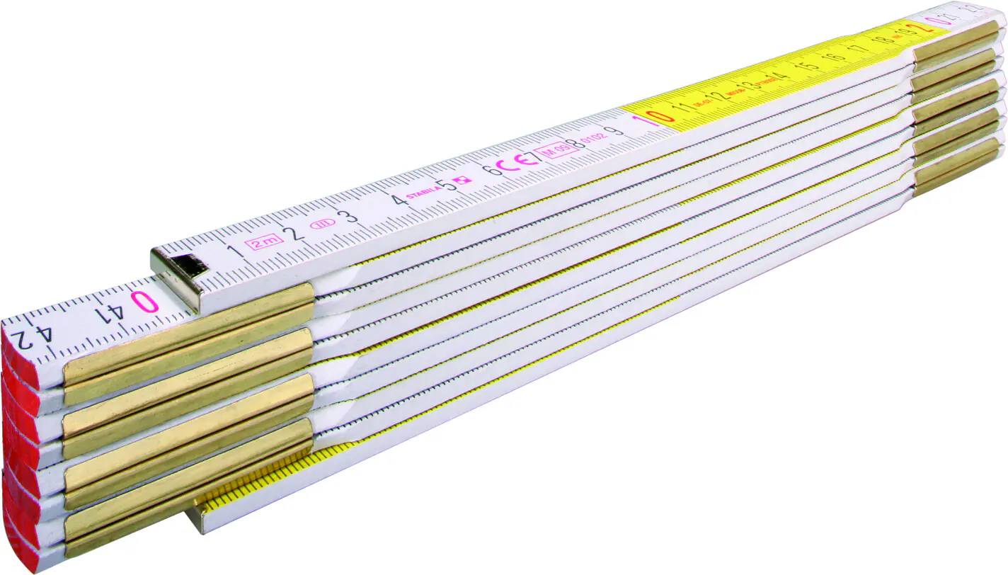 Stabila Holz-Gliedermaßstab 2 m Typ 617 Holz