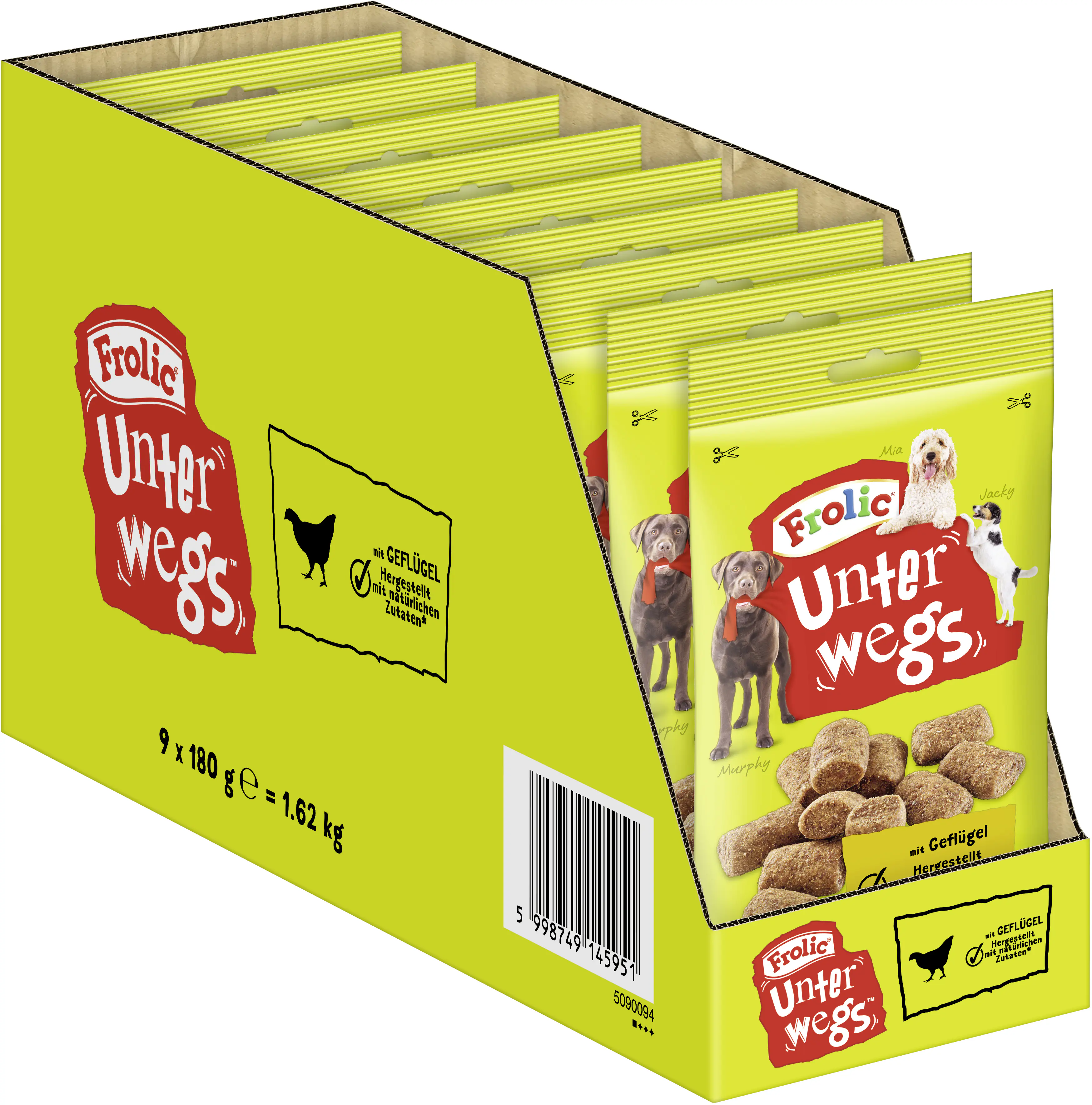 Frolic Unterwegs Hundesnack 180 g Geflügel 