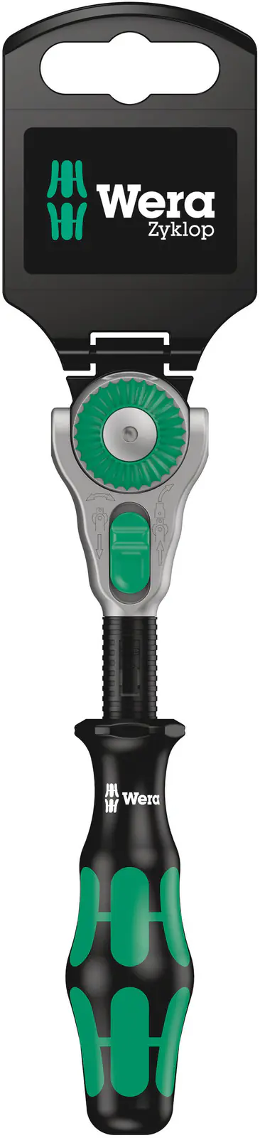 Wera Speed-Knarre 8000 A SB Zyklop mit 1/4"-Antrieb