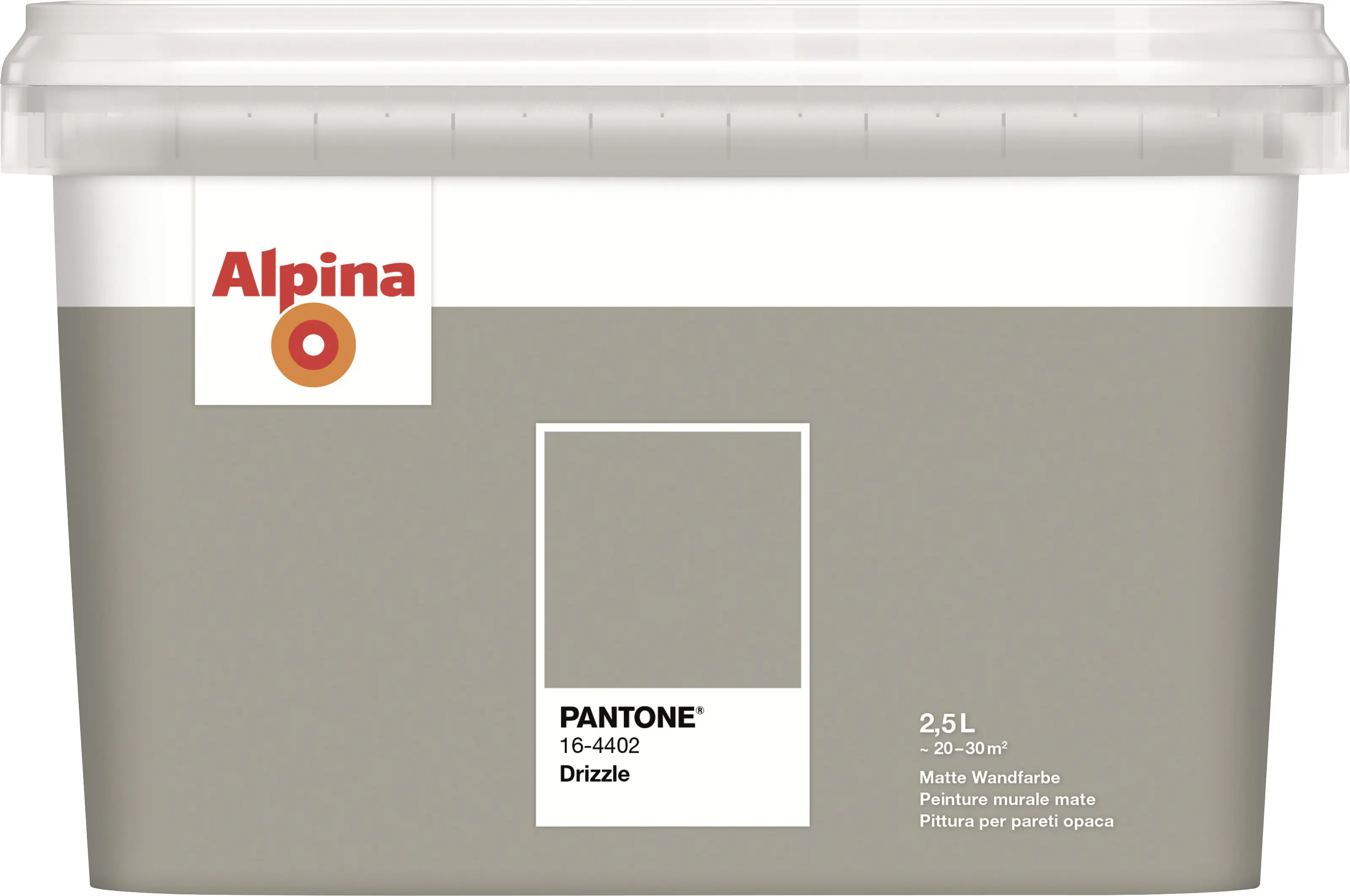 Alpina Wandfarbe Pantone matt drizzle 2,5 L