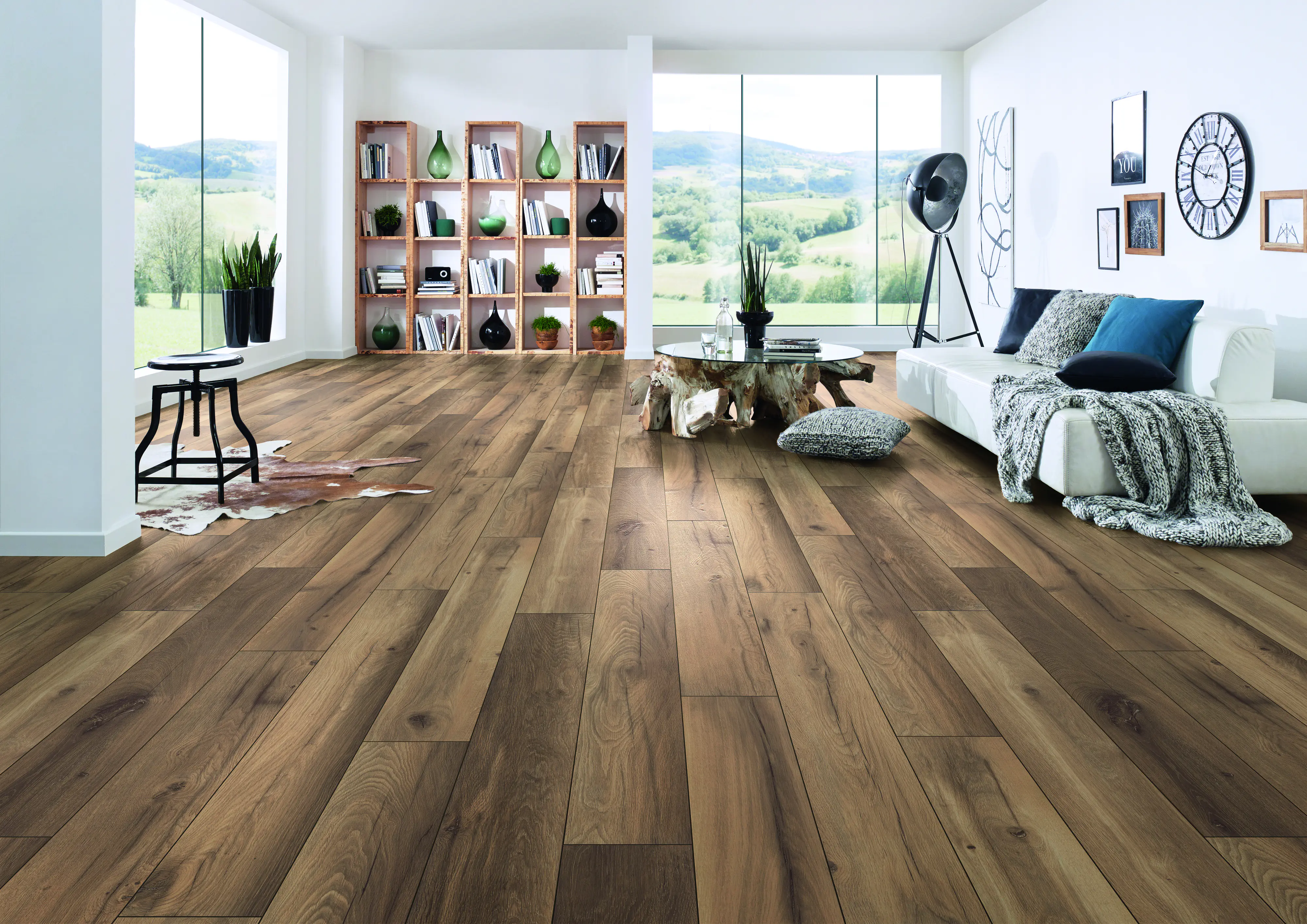 Kronoflooring Laminat mit Trittschalldämmung Wild West Oak