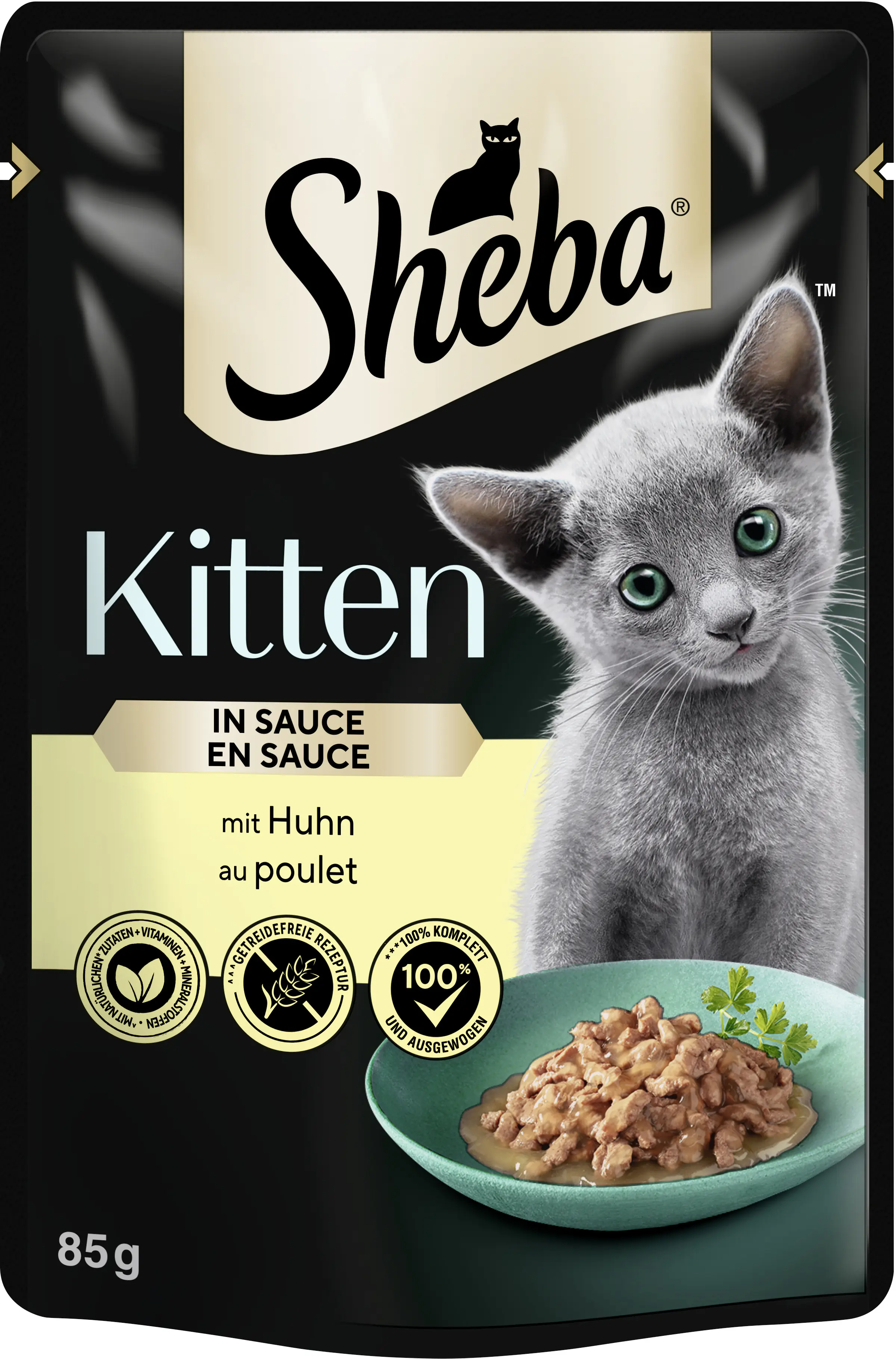 Sheba Katzennassfutter Adult 85 Huhn