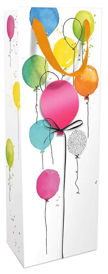 Braun & Company Geschenktragetasche Balloon Party 12 x 37 x 8 cm