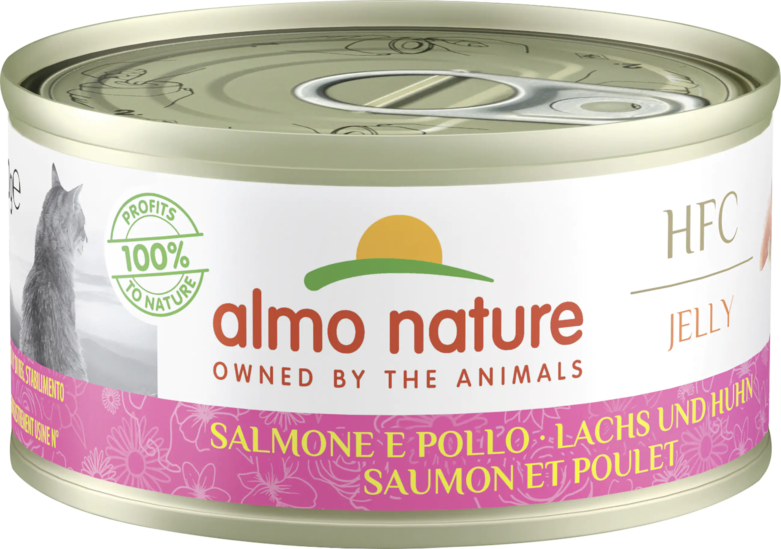 Almo Nature HFC Katzenfutter Lachs & Huhn 70 g