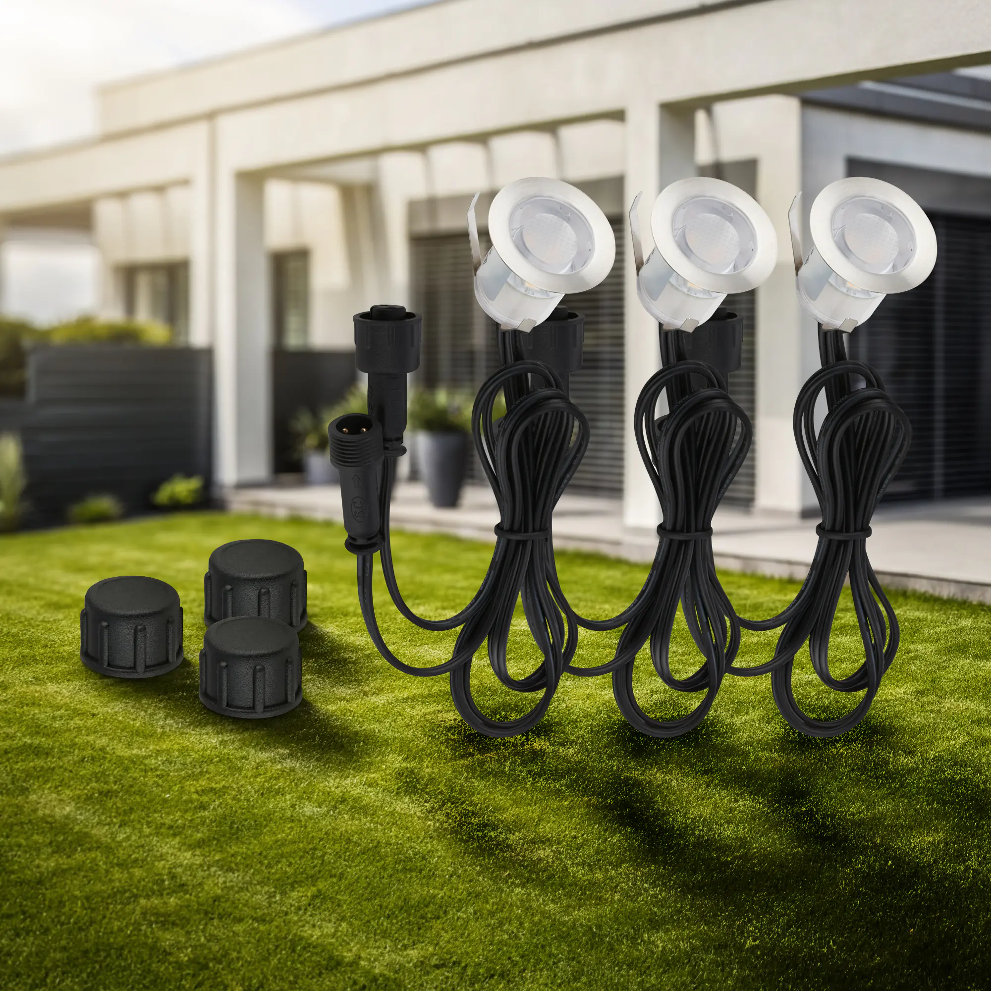 Briloner LED Außen-Bodenstrahler Kebony Connect to Shine 3er Ergänzungsset 1,8W Briloner LED Außen-Bodenstrahler Kebony Connect to Shine 3er Ergänzungsset 1,8W