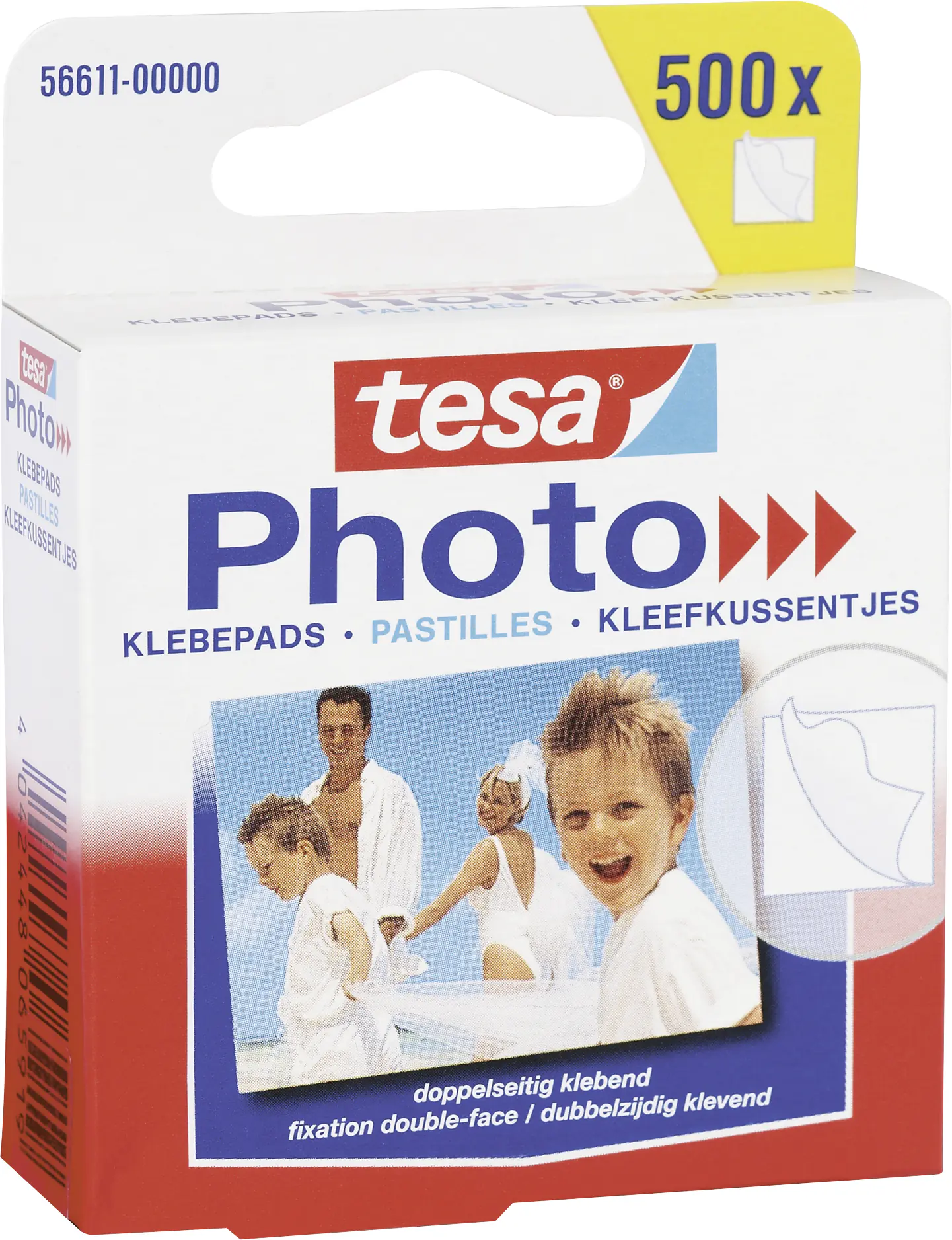 tesa Photo Klebepads Big Pack weiß, 500 Stück