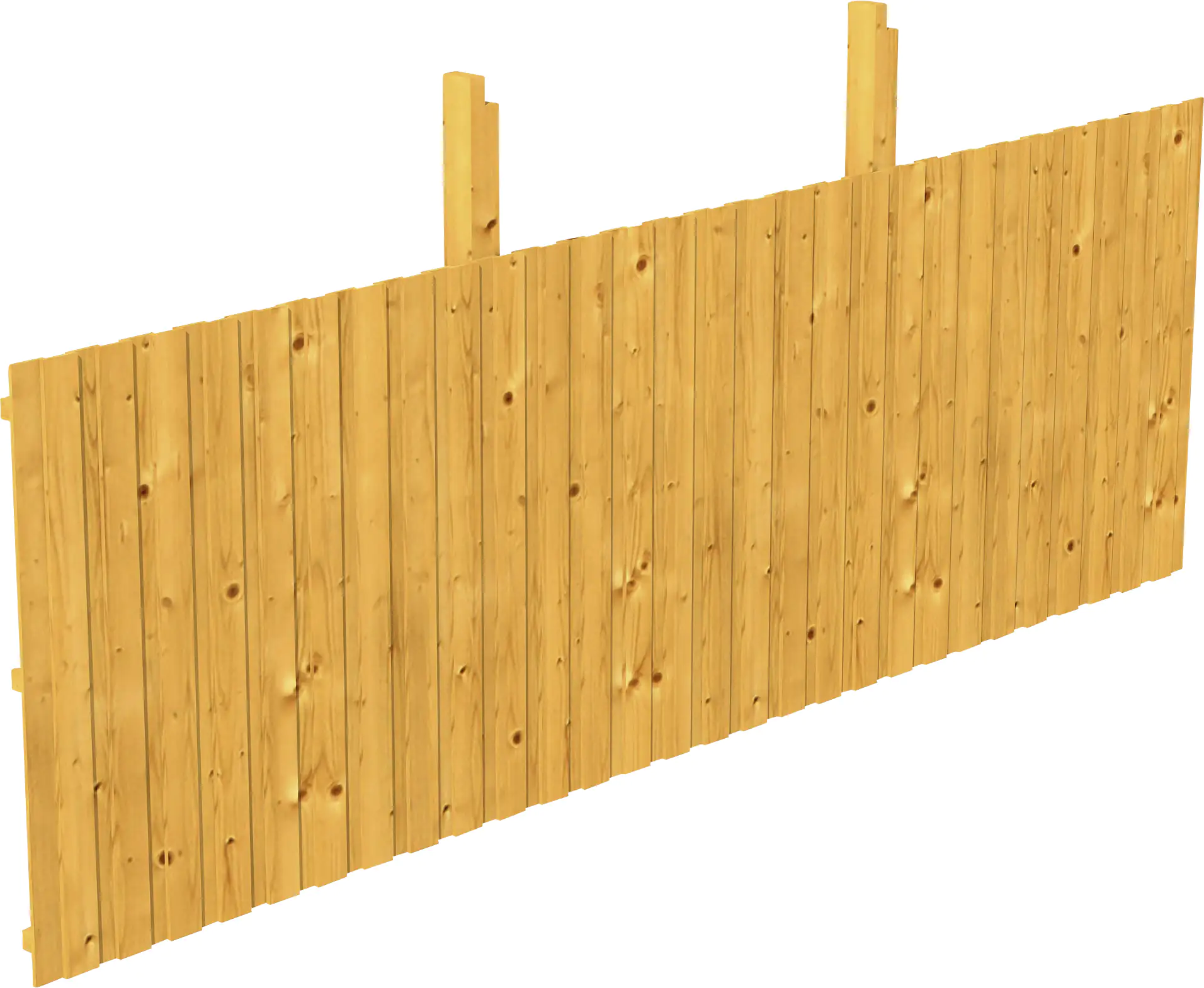 SKAN HOLZ Rückwand Deckelschalung 550 x 180 cm Fichte