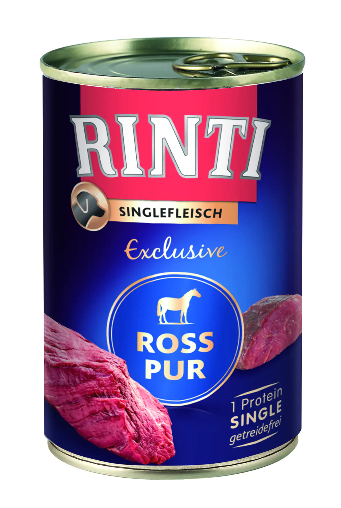 Rinti Singlefleisch Exclusive Hundenassfutter Adult 400 g Ross Pur Rinti Singlefleisch Exclusive Hundenassfutter Adult 400 g Ross Pur
