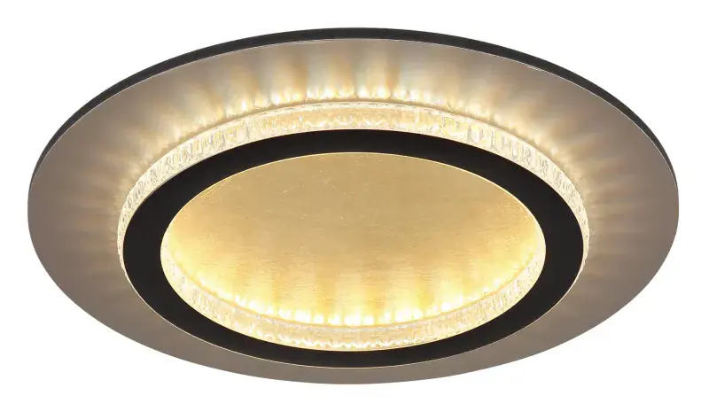 Globo Deckenleuchte Jayden Ø 35 x 5,5 cm gold CCT