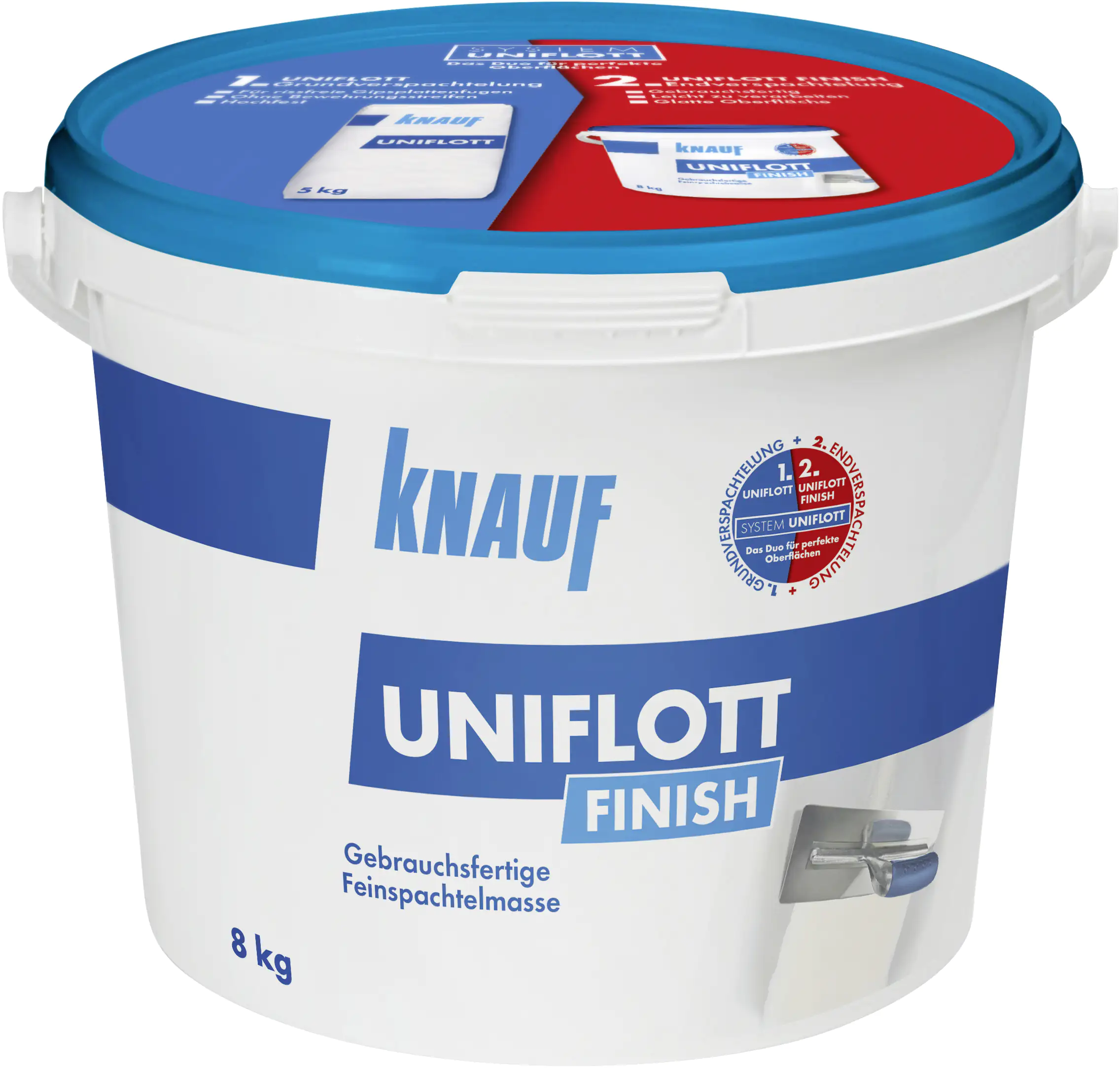 Knauf Uniflott Finish Spachtelmasse 8 kg Knauf Uniflott Finish Spachtelmasse 8 kg