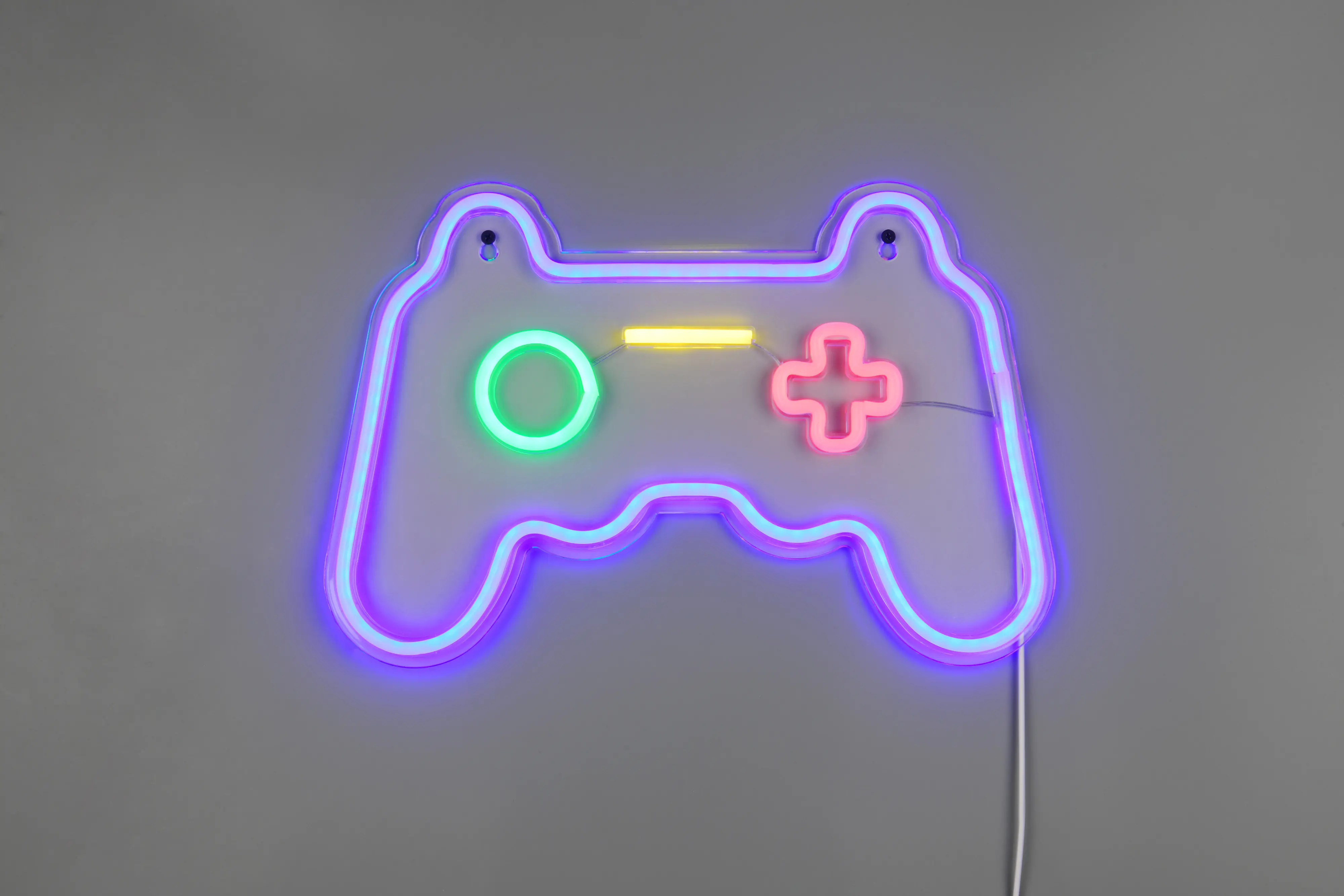 Reality LED Wandleuchte Gamer Controller 41 x 28 cm warmweiß transparent Reality LED Wandleuchte Gamer Controller 41 x 28 cm warmweiß transparent