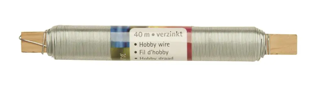 Blumendraht 40m verzinkt 100g
