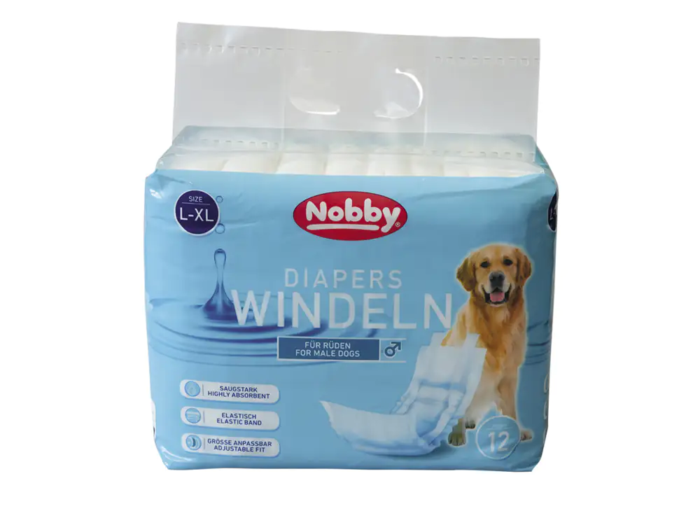4033766571787 Nobby Hundewindeln Rüden Größe L-XL - 12 Stück