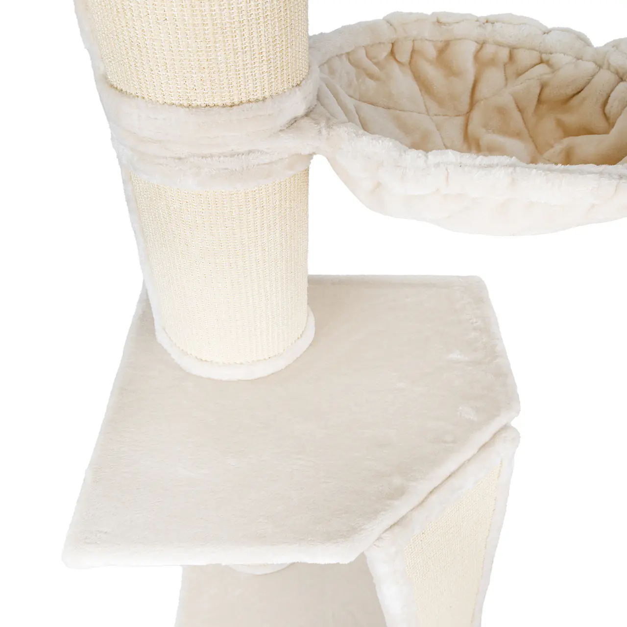Kratzbaum Regina XL beige ca. 60 x 60 x 165 cm Kratzbaum Regina XL beige ca. 60 x 60 x 165 cm
