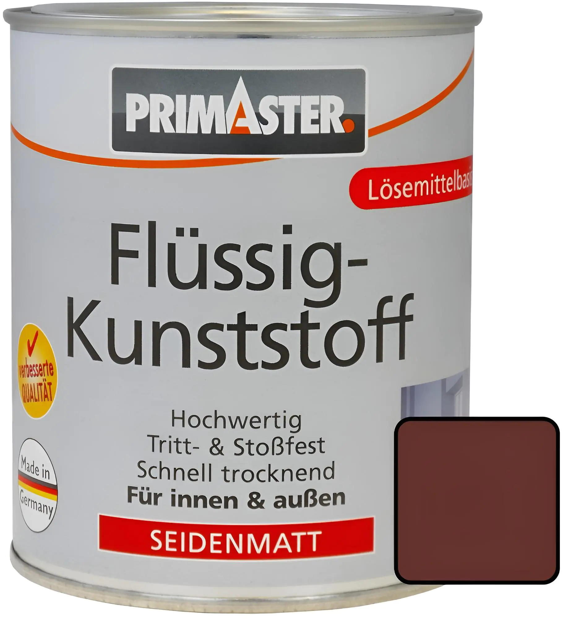 Primaster Premium Flüssigkunststoff RAL 8012 5 L rotbraun seidenmatt Primaster Premium Flüssigkunststoff RAL 8012 5 L rotbraun seidenmatt