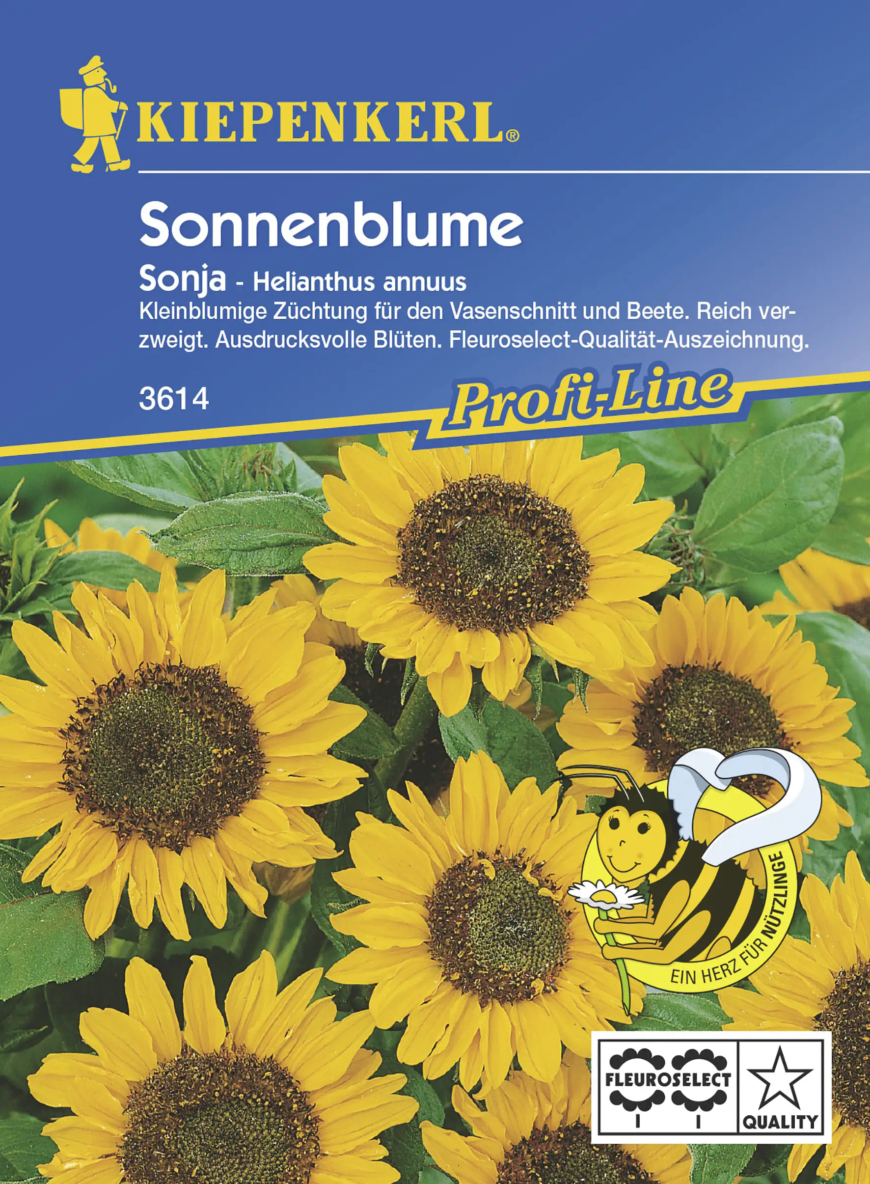 Kiepenkerl Sonnenblume Sonja F1 Inhalt reicht für ca. 40 Pflanzen