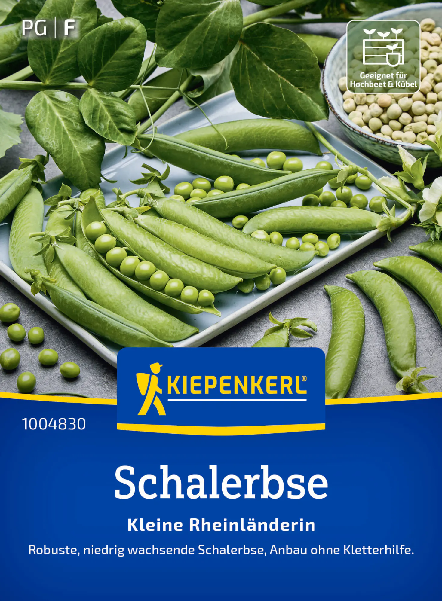 Kiepenkerl Saatgut Schalerbsen Kleine Rheinländerin für ca. 2,4 – 4 m²