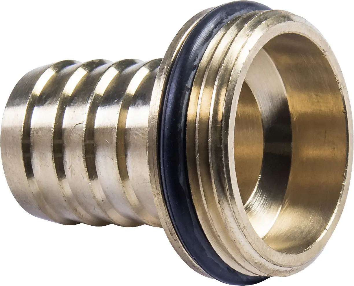 Cornat Schlauchtülle Messing, AG 1 1/4" für 1" Wasserschläuche