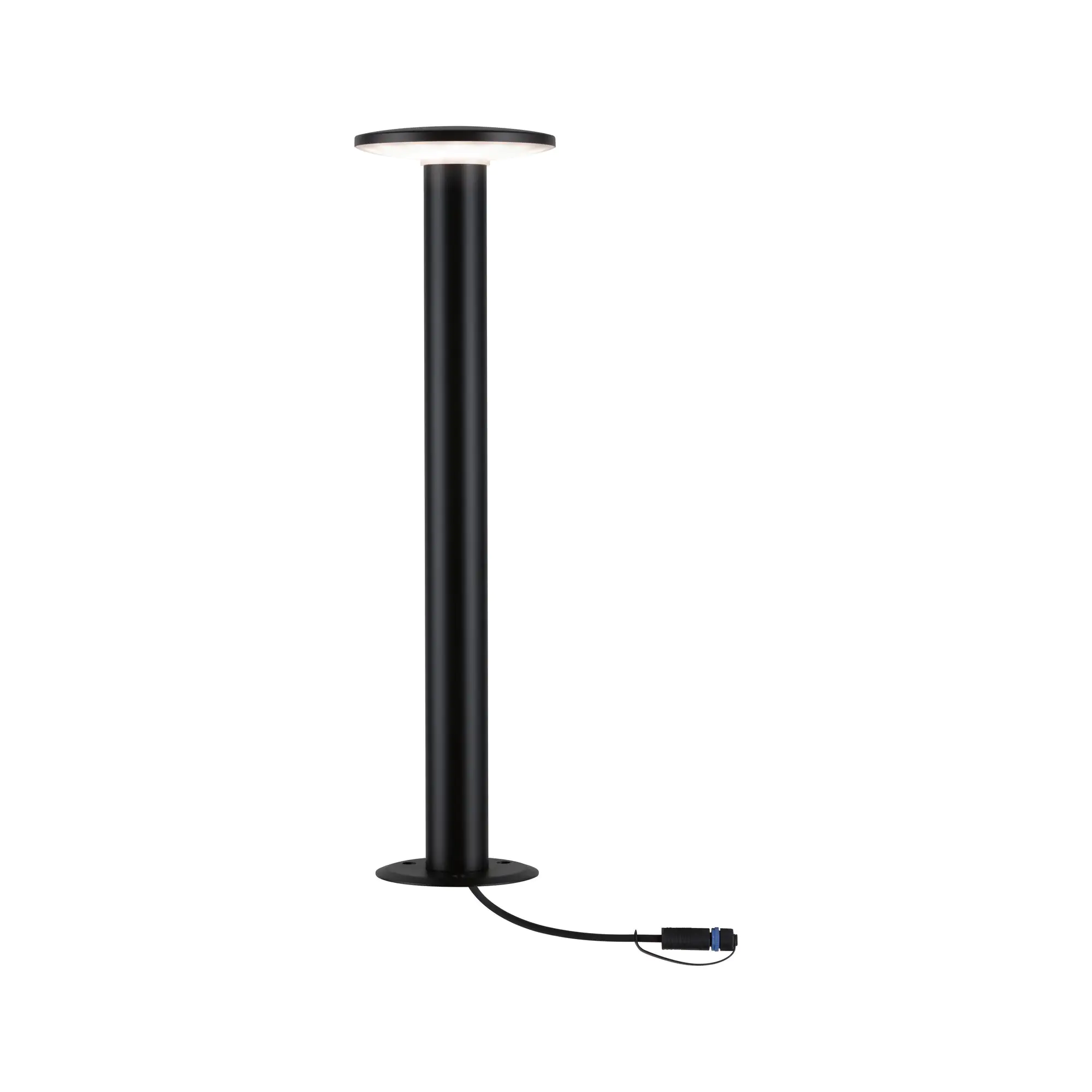 4000870943120 Paulmann Plug & Shine Poller Plate Outdoor anthrazit 60 cm warmweiß