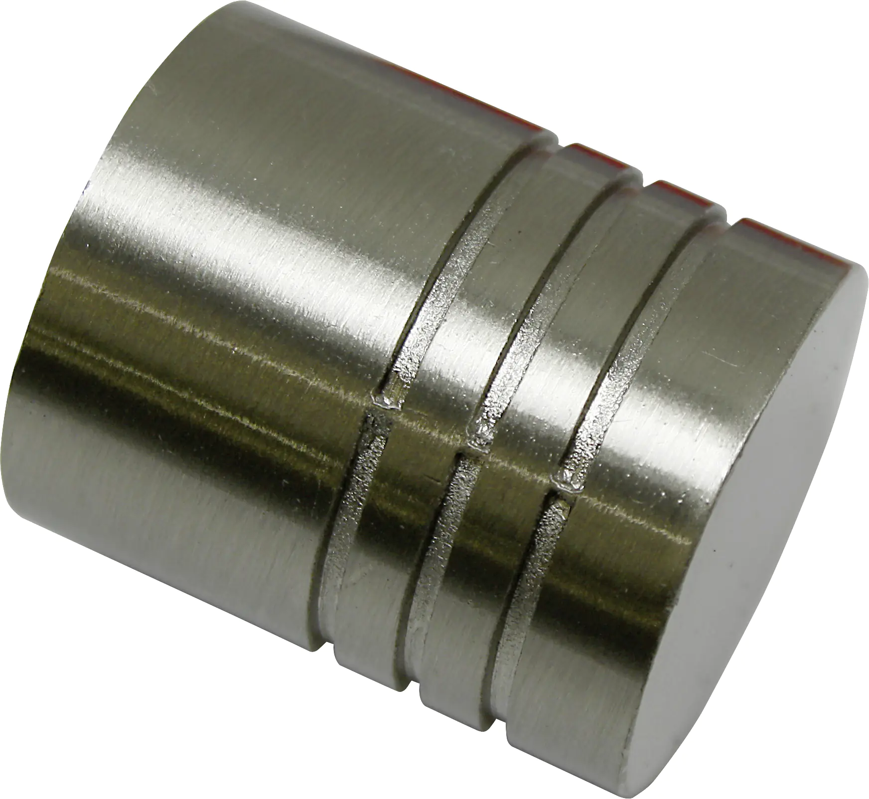 Gardinia Endknopf Zylinder zu Stilprogramm Chicago, Ø 20 mm edelstahl-optik