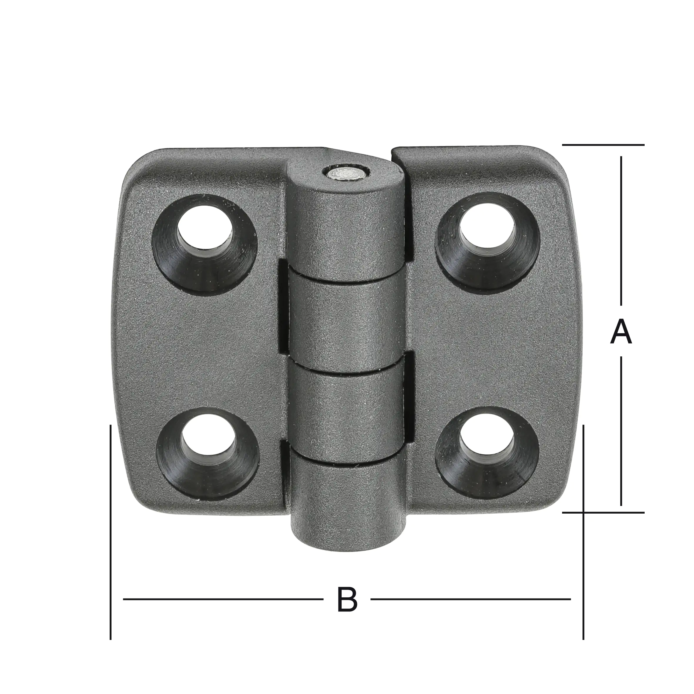 Vormann Polyamid-Scharniere schwarz 48 x 96 mm Vormann Polyamid-Scharniere schwarz 48 x 96 mm