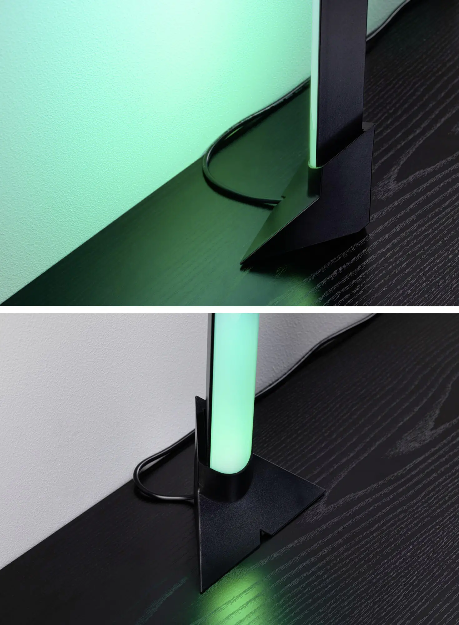 Paulmann Entertain LED Lightbar Standfuß schwarz 2er Set Kunststoff