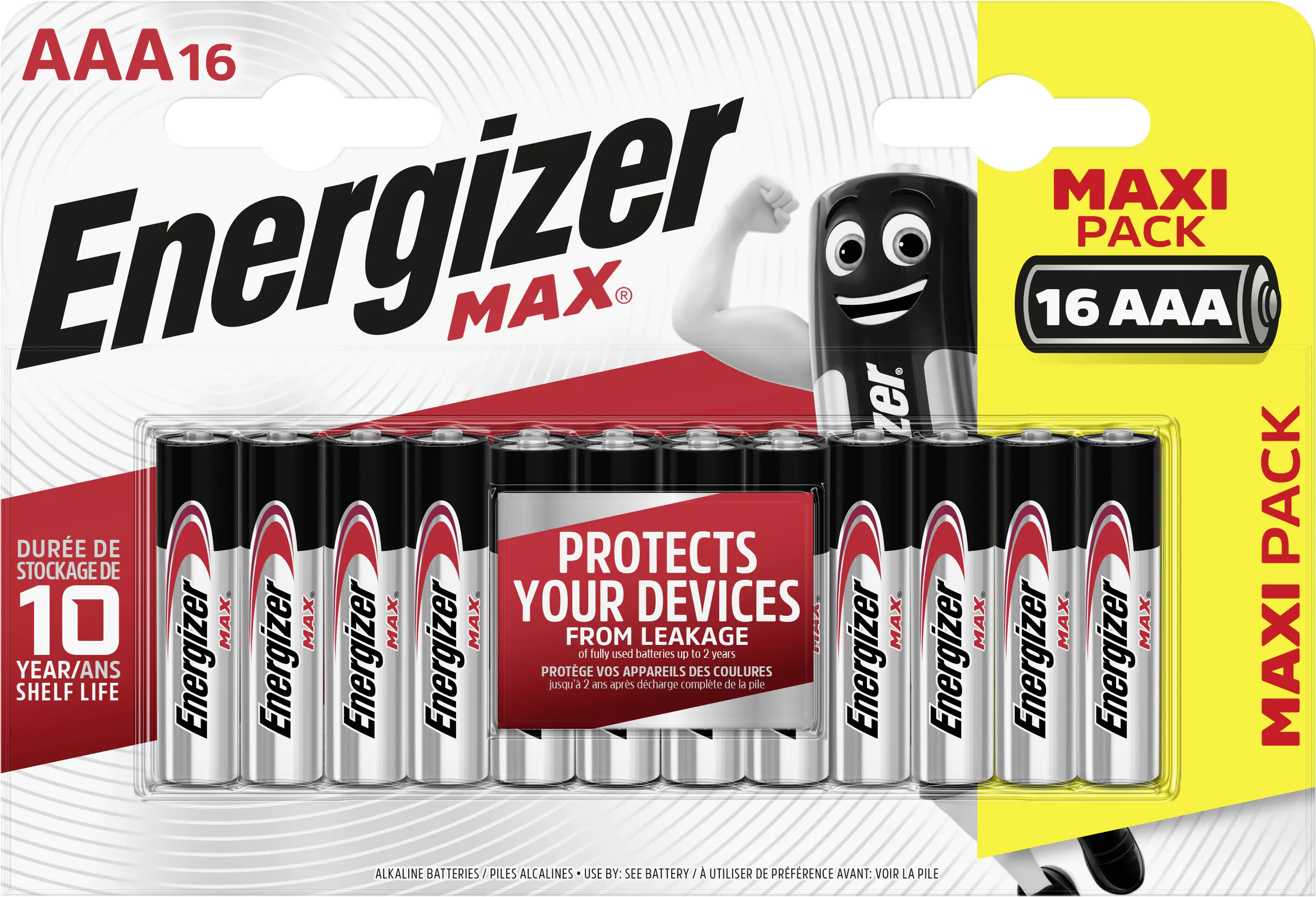 Energizer Max Alkaline Batterie Micro AAA 1,5V, 16er Pack
